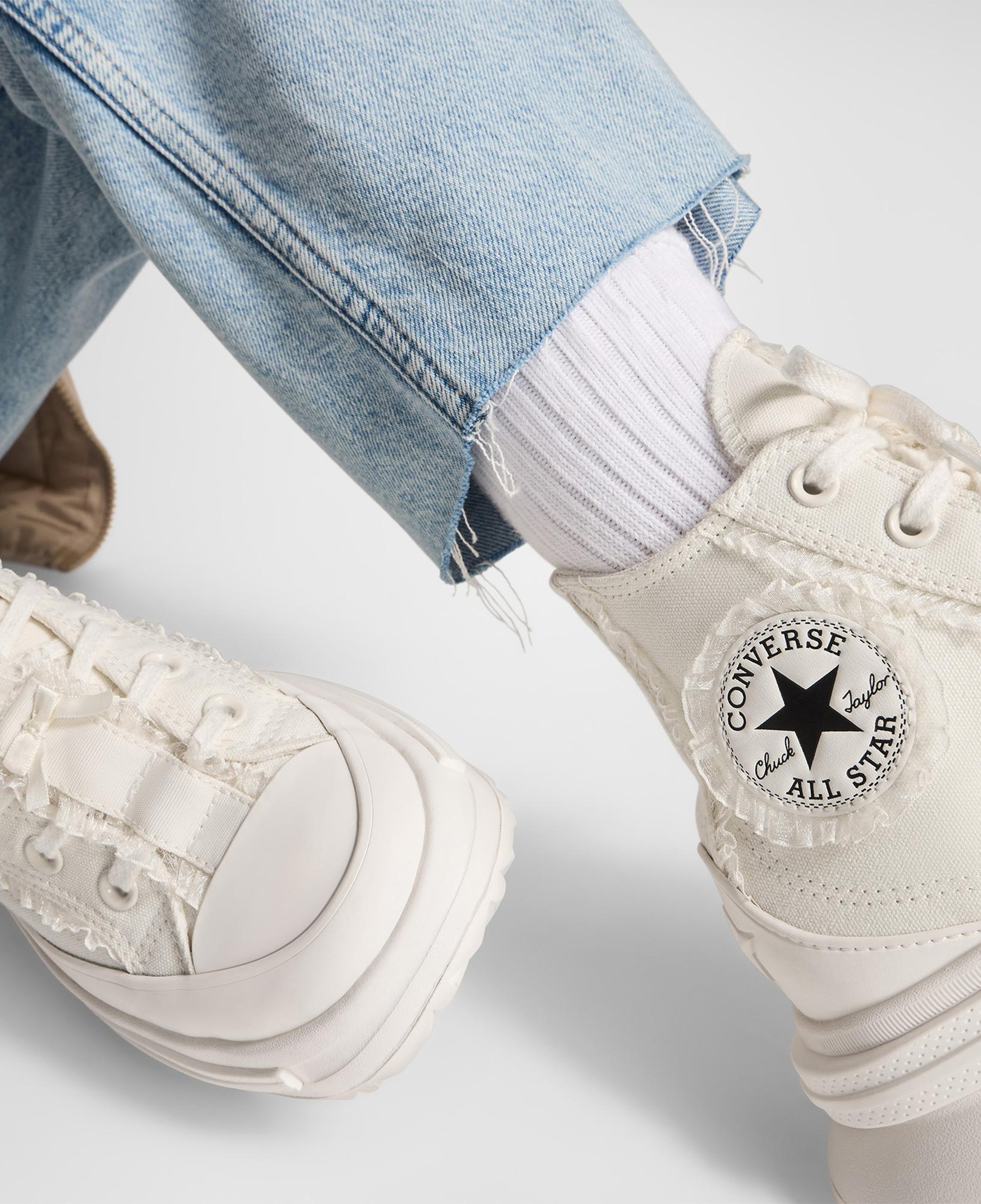 Converse Run Star Legacy CX Unisex Krem Platform Sneaker