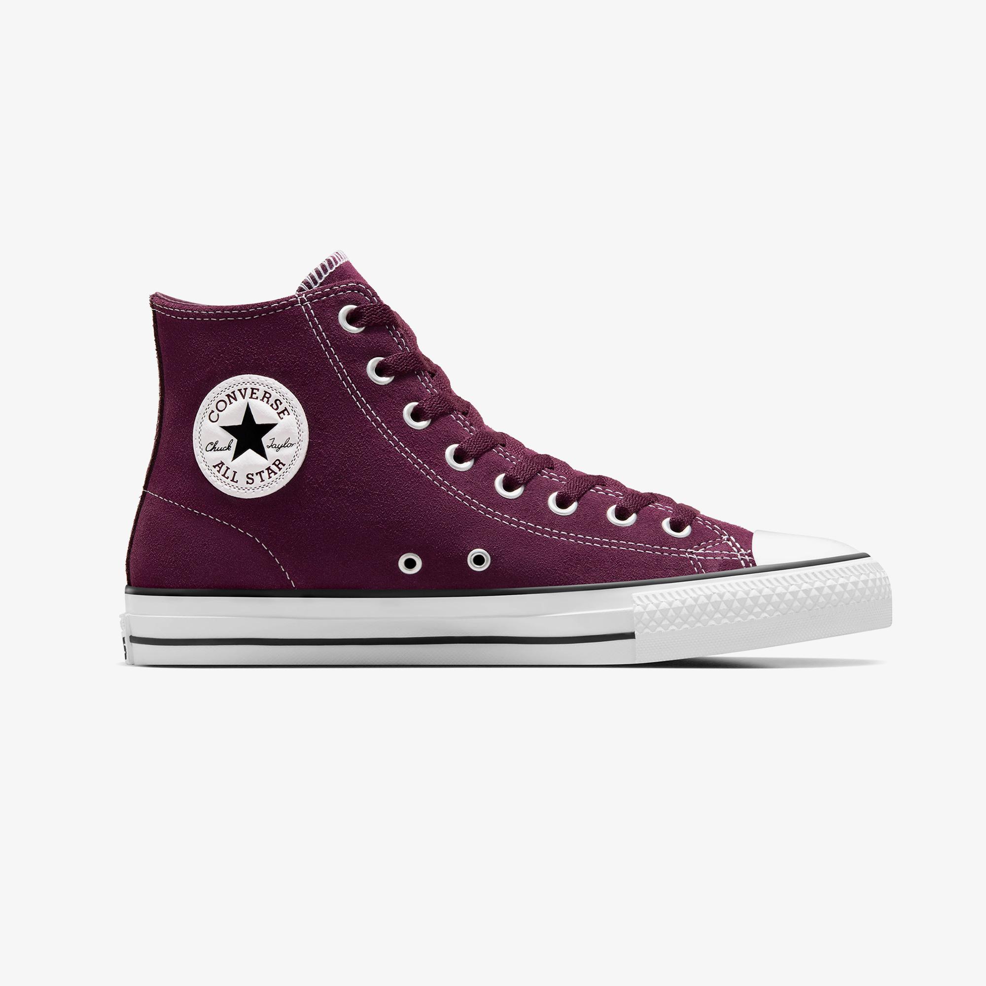 Converse Chuck Taylor All Star Pro Unisex Bordo Süet Sneaker