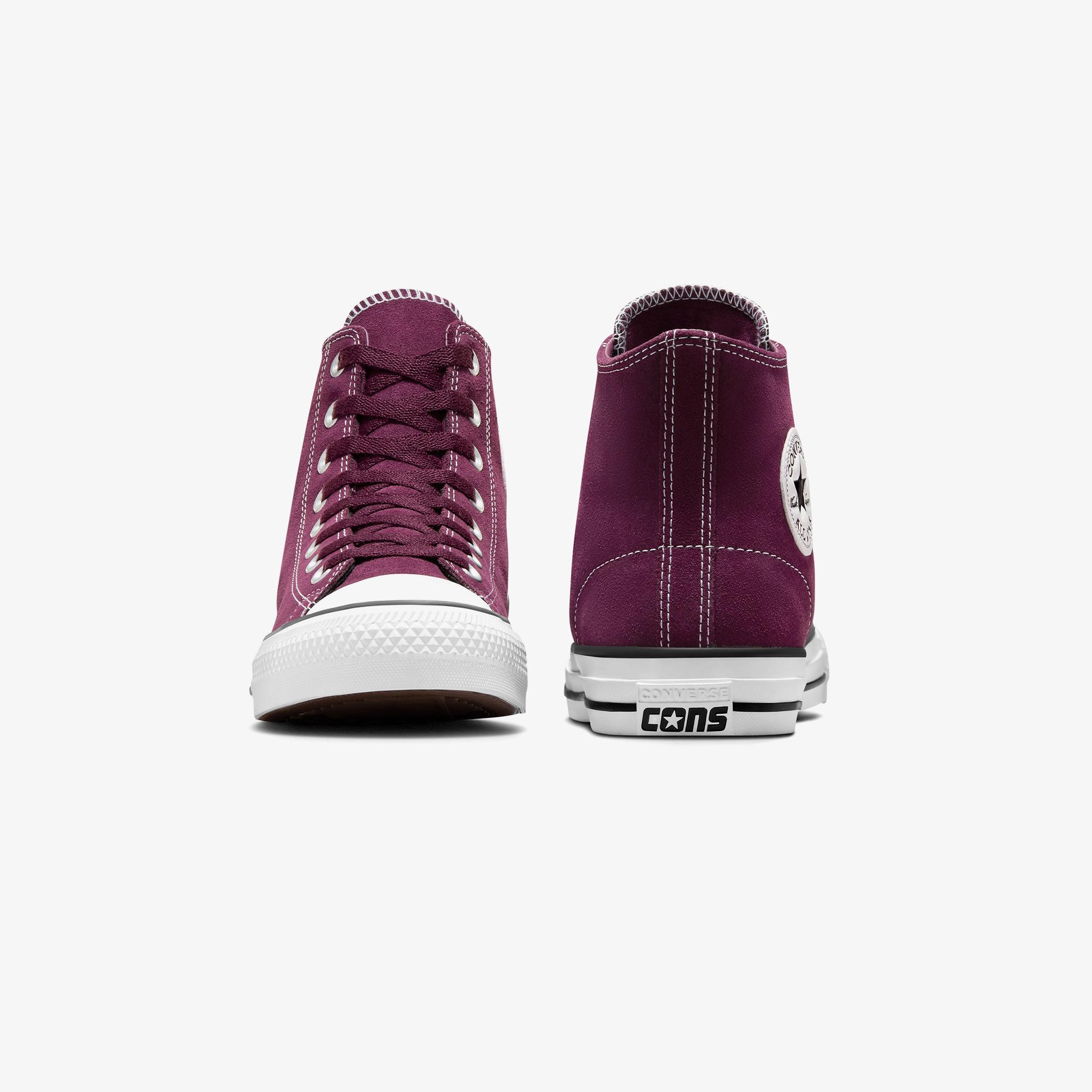 Converse Chuck Taylor All Star Pro Unisex Bordo Süet Sneaker