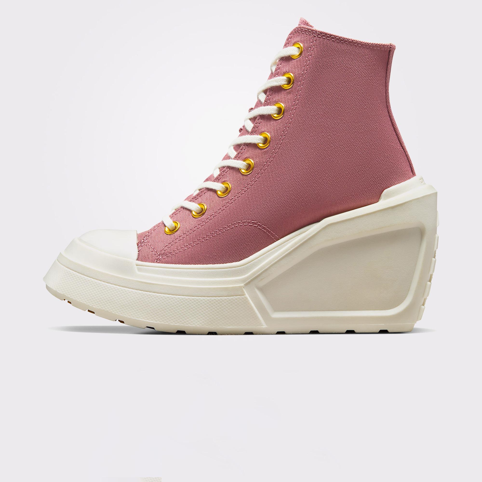 Converse Chuck 70 De Luxe Wedge Kadın Pembe Platform Sneaker