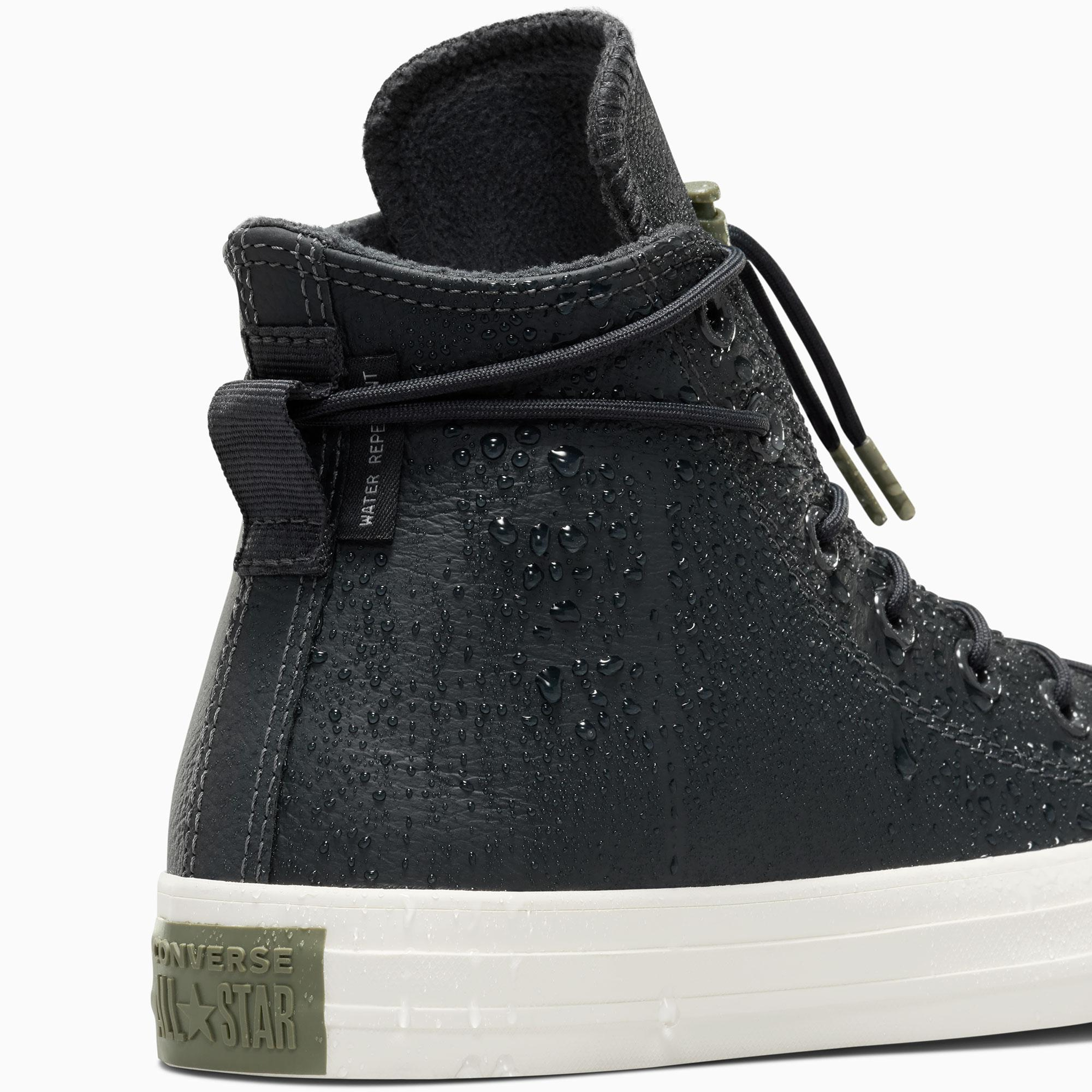 Converse Chuck Taylor All Star Unisex Siyah Deri Bot
