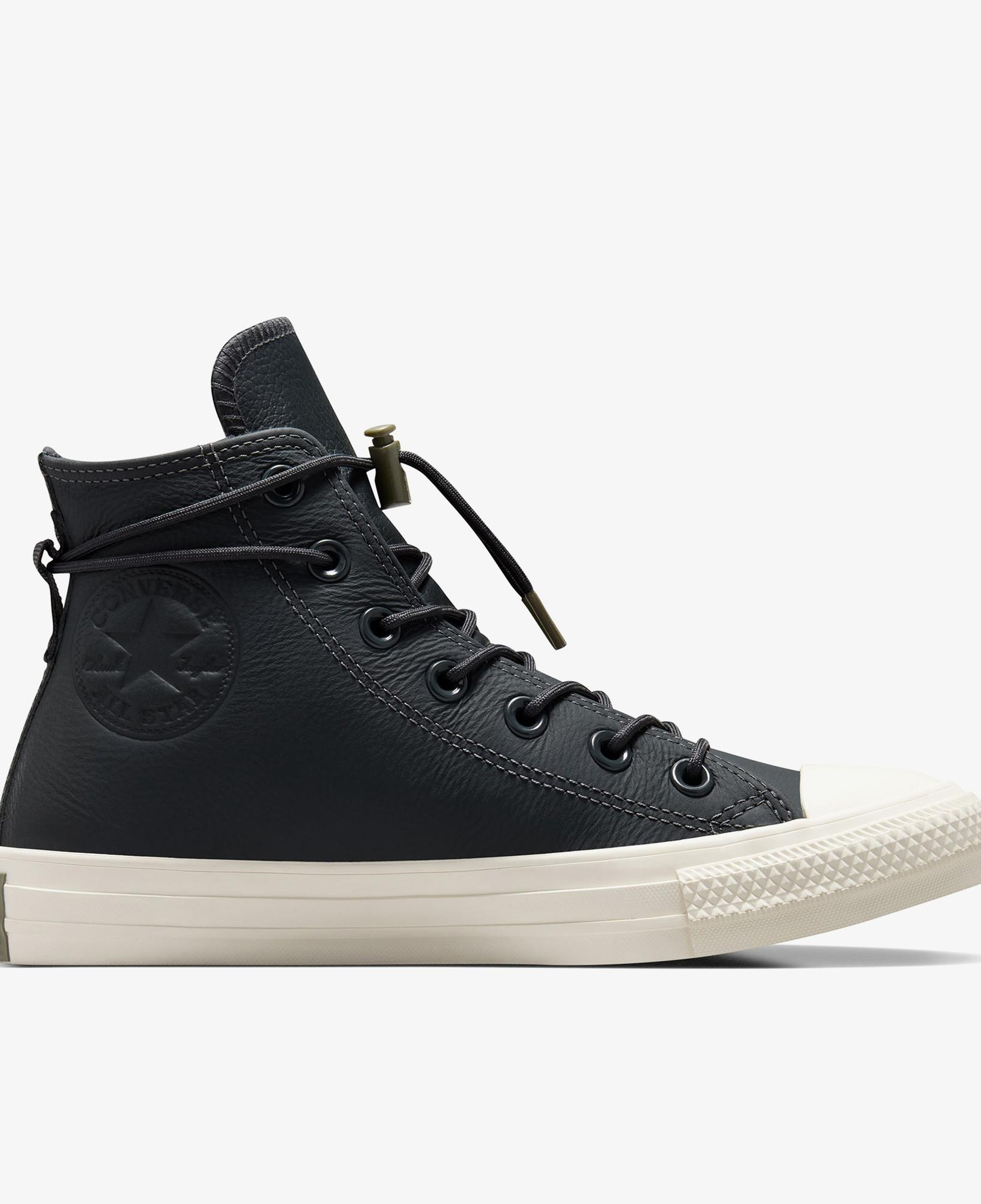 Converse Chuck Taylor All Star Unisex Siyah Deri Bot