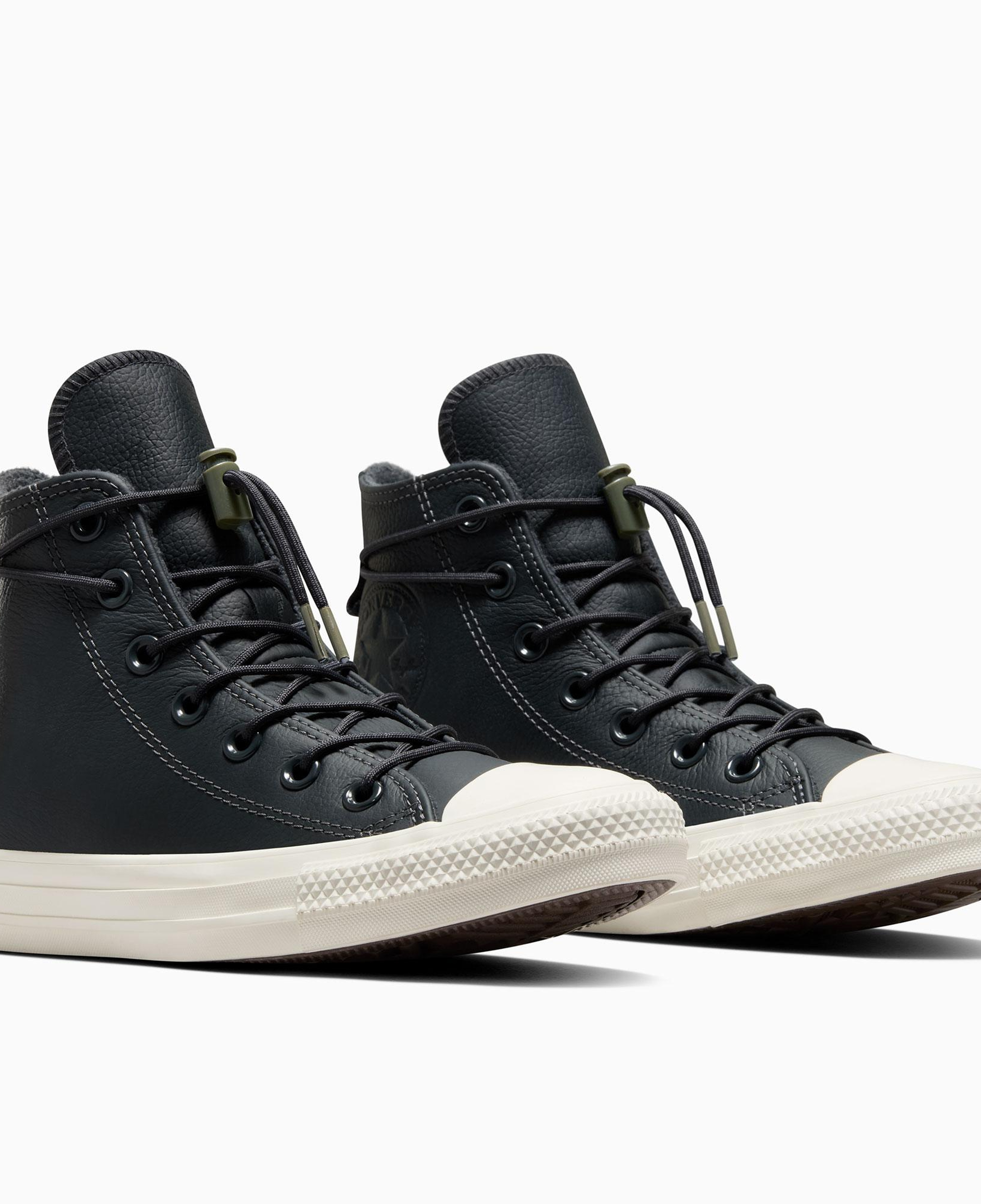 Converse Chuck Taylor All Star Unisex Siyah Deri Bot