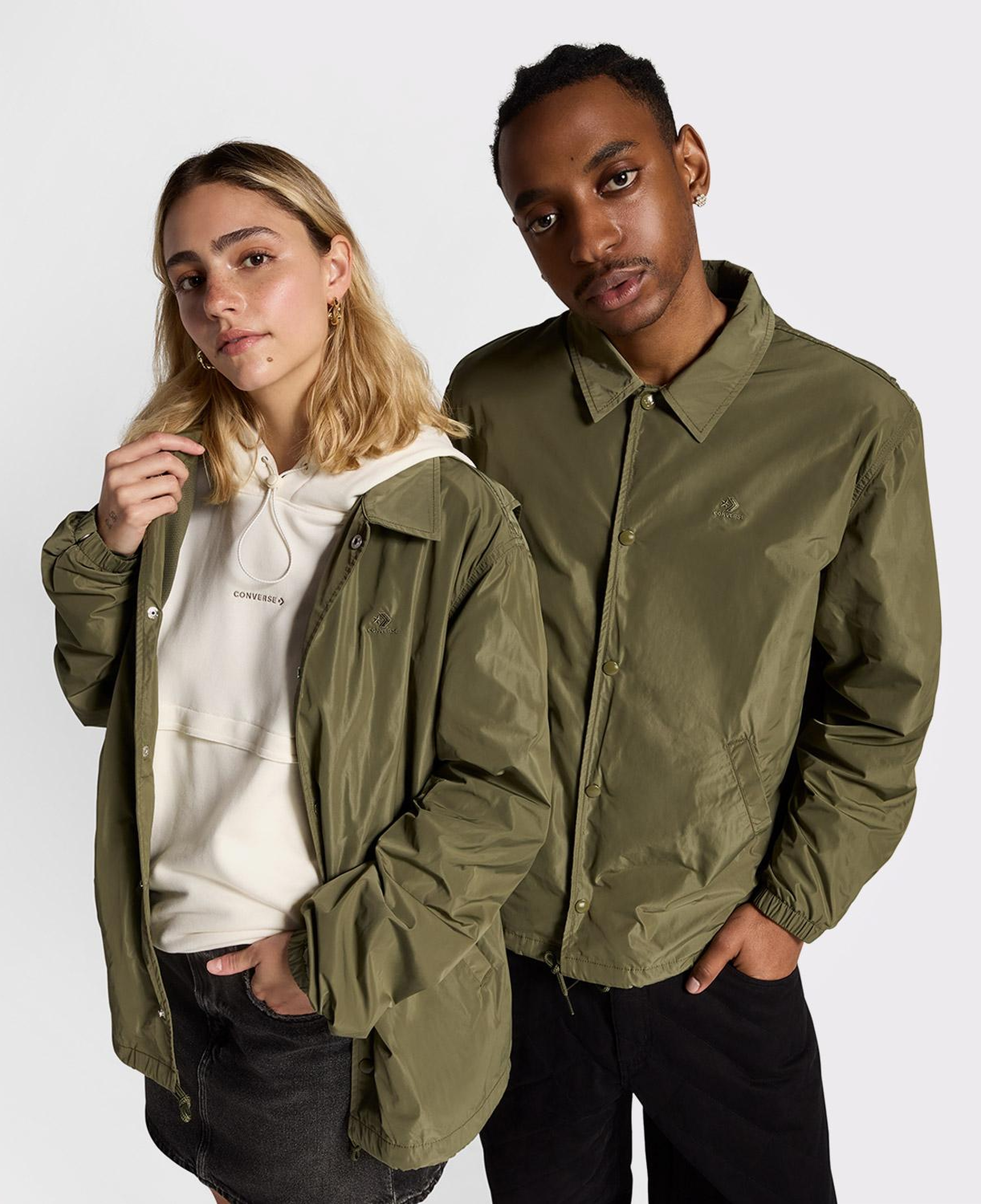 Converse Go-To Unisex Haki Yağmurluk