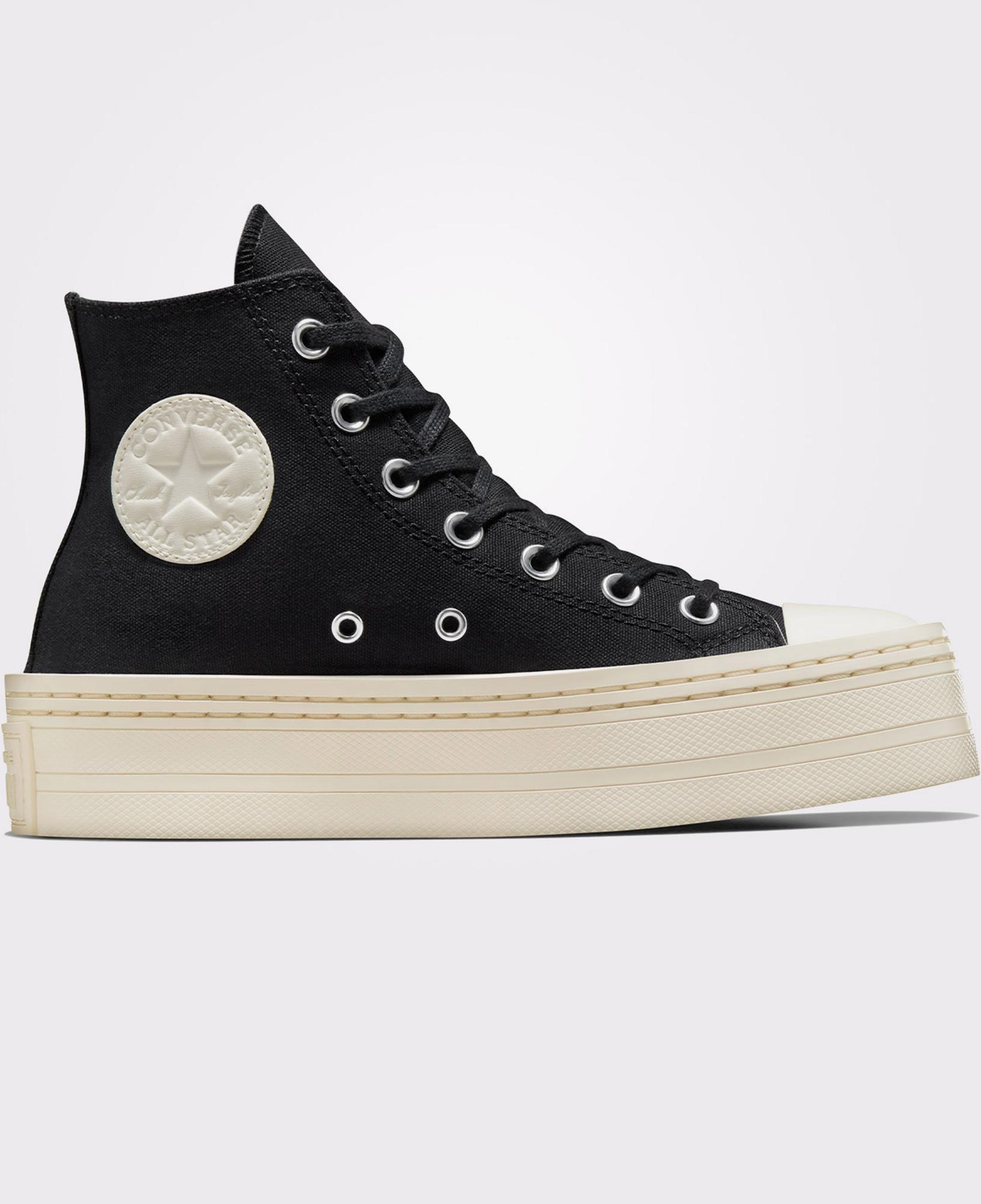 Converse Chuck Taylor All Star Modern Lift Unisex Siyah Platform Sneaker