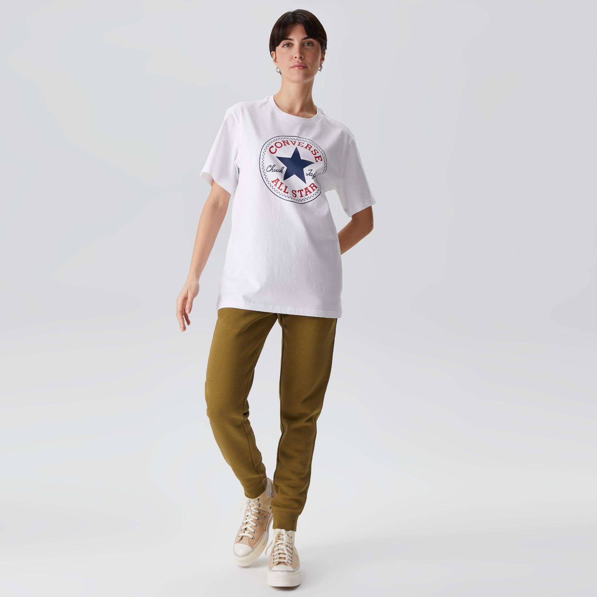 Converse Unisex Beyaz T-Shirt