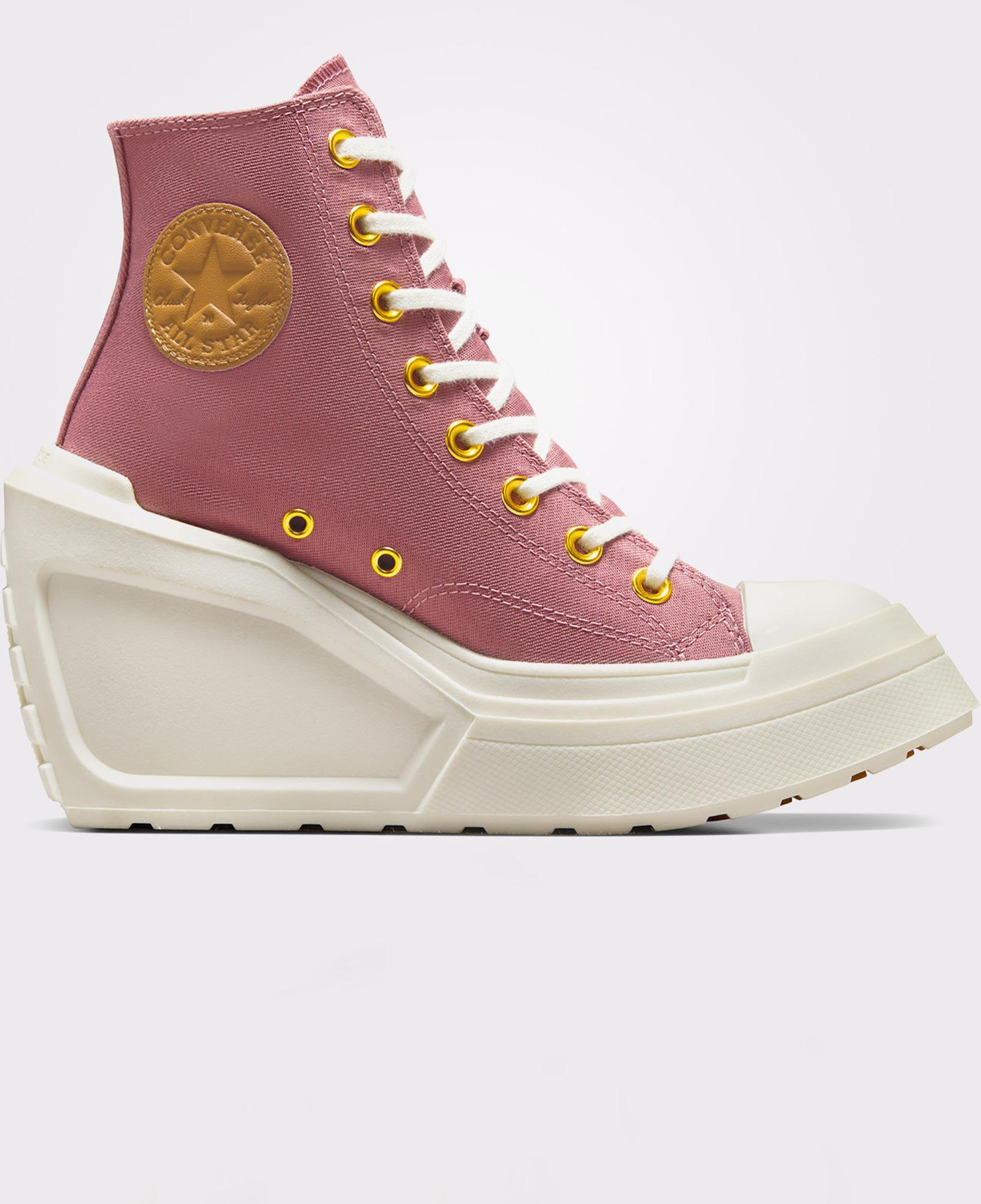 Converse Chuck 70 De Luxe Wedge Kadın Pembe Platform Sneaker