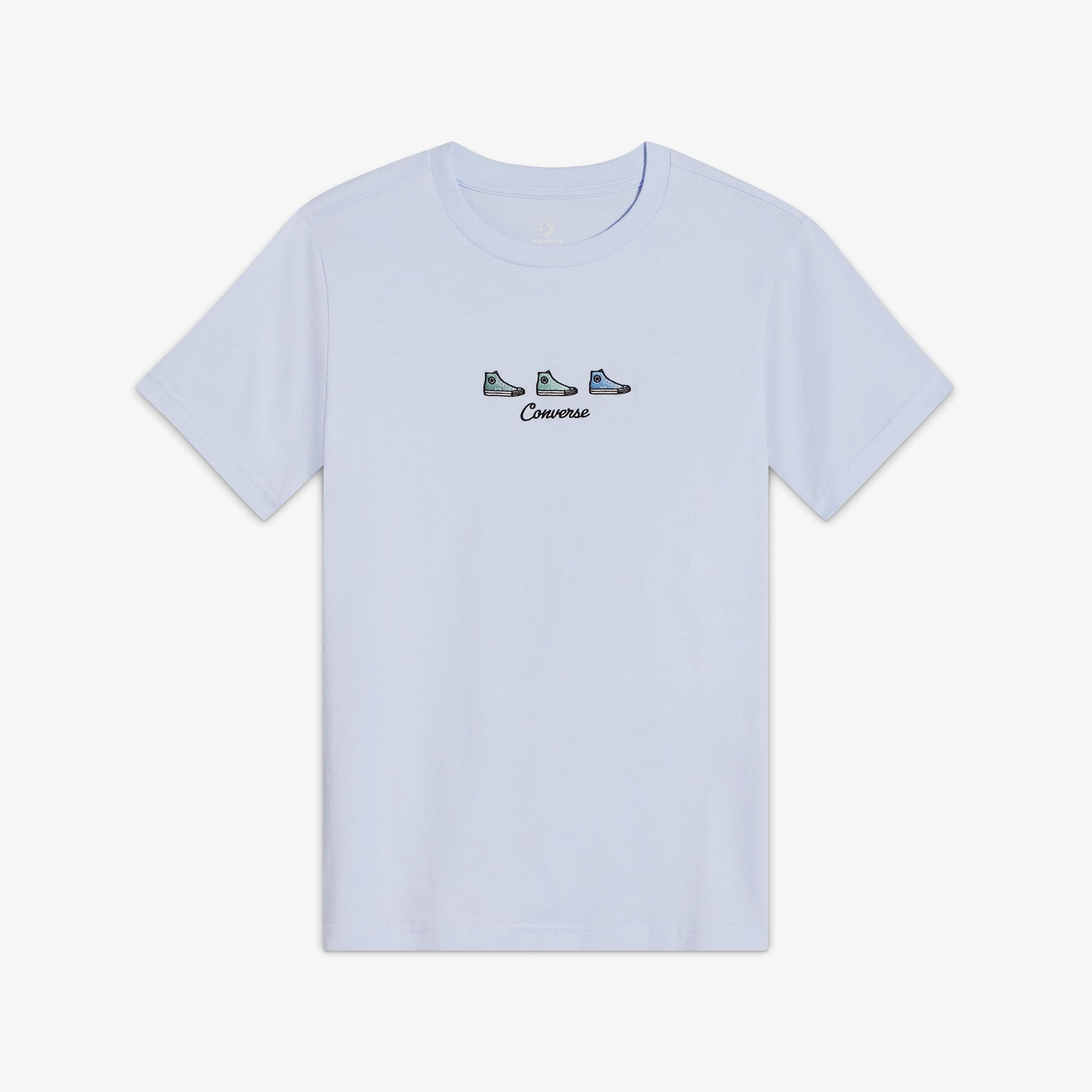 Converse Kadın Mavi T-Shirt