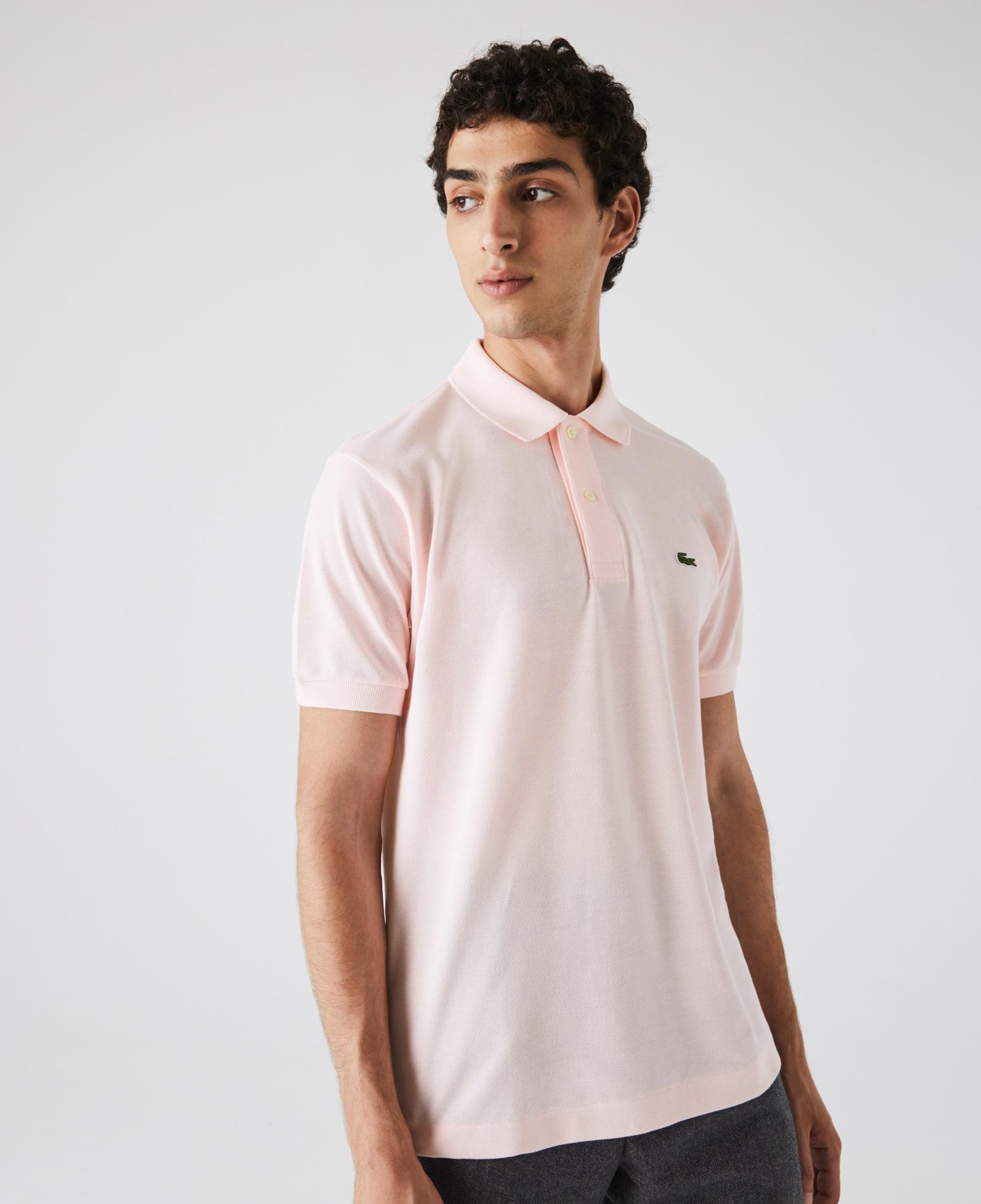 Lacoste L.12.12 Erkek Classic Fit Açık Pembe Polo