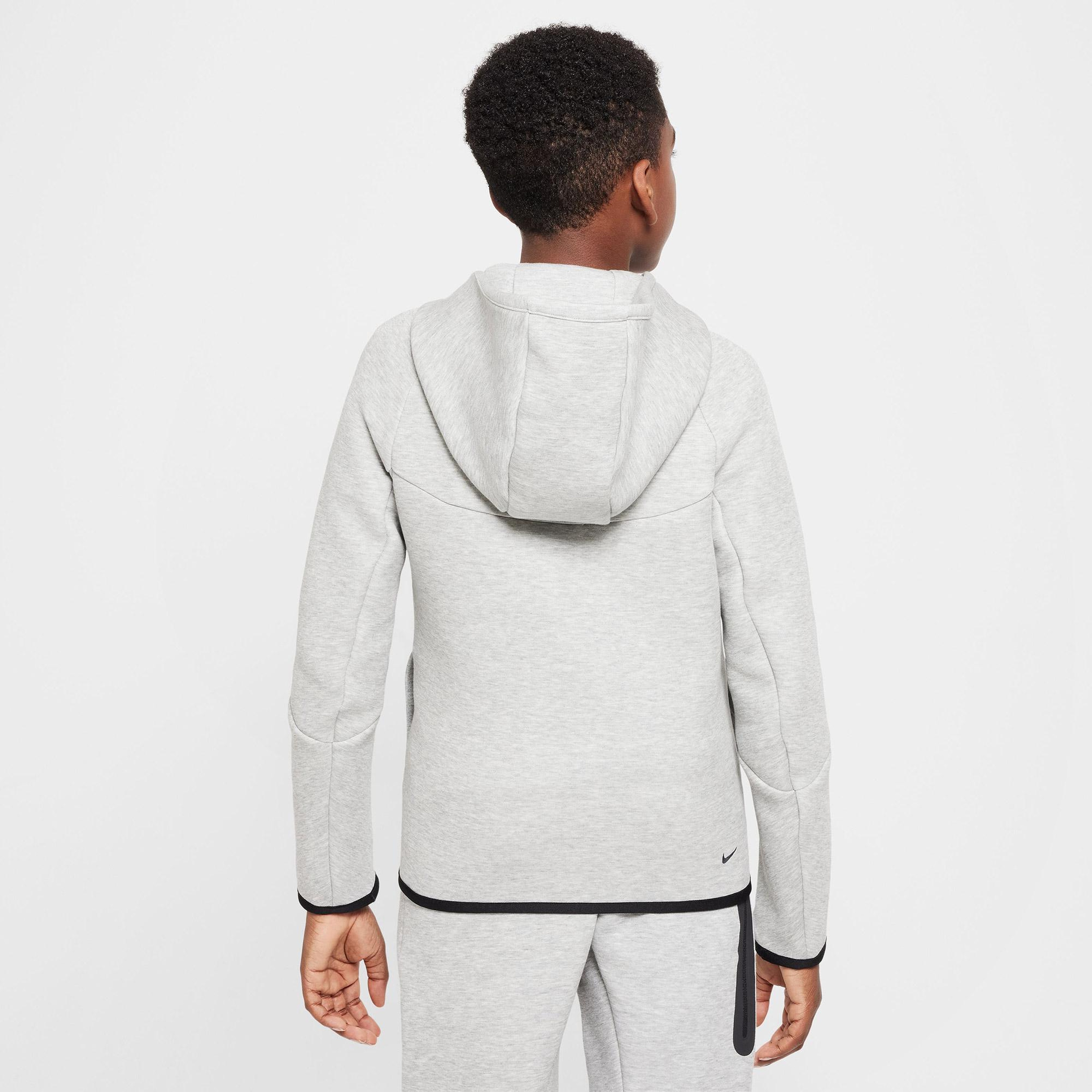 Nike Sportswear Tech Fleece Çocuk Gri Eşofman Üstü