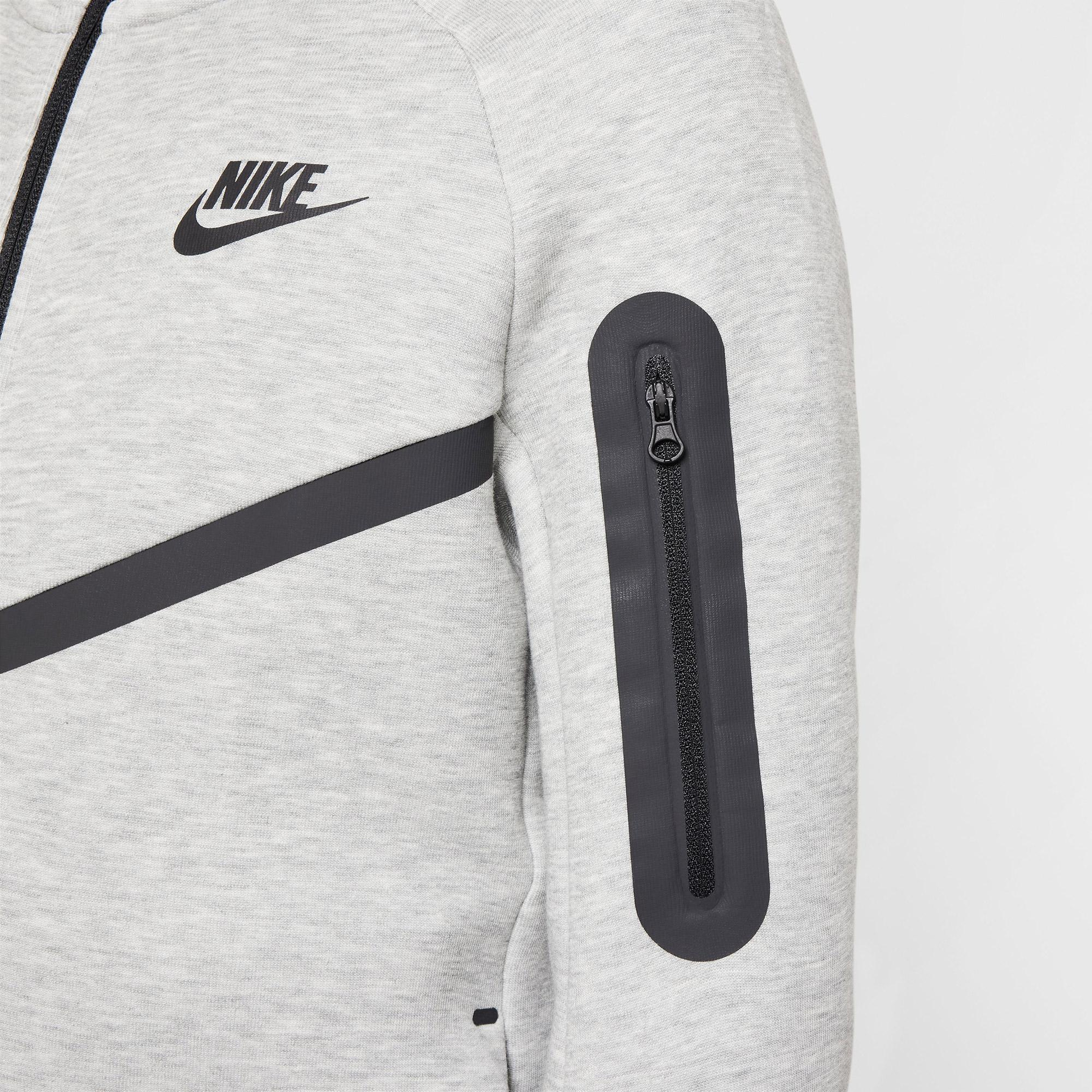 Nike Sportswear Tech Fleece Çocuk Gri Eşofman Üstü