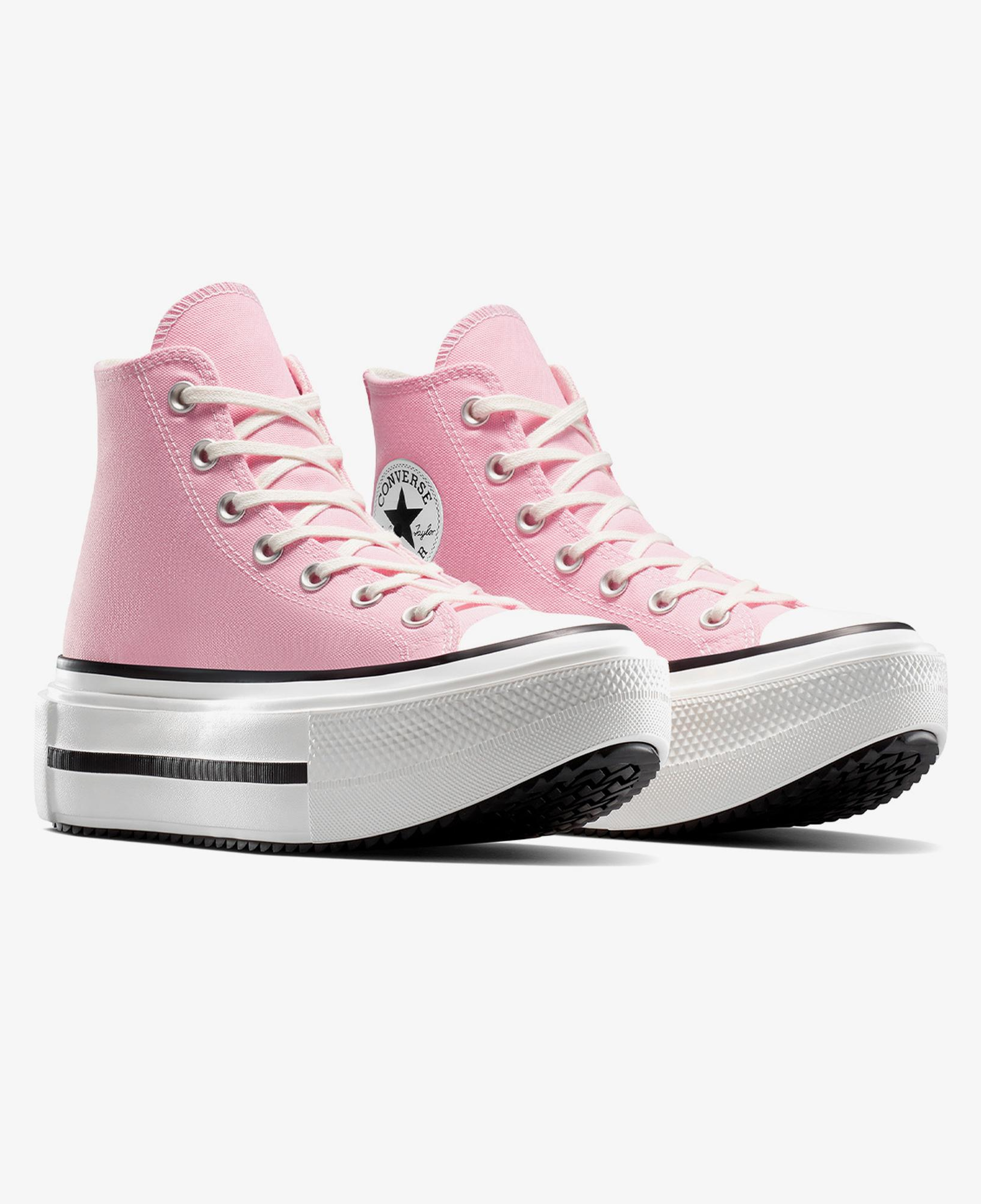 Converse Chuck Taylor All Star Lift Double Stack Unisex Pembe Sneaker