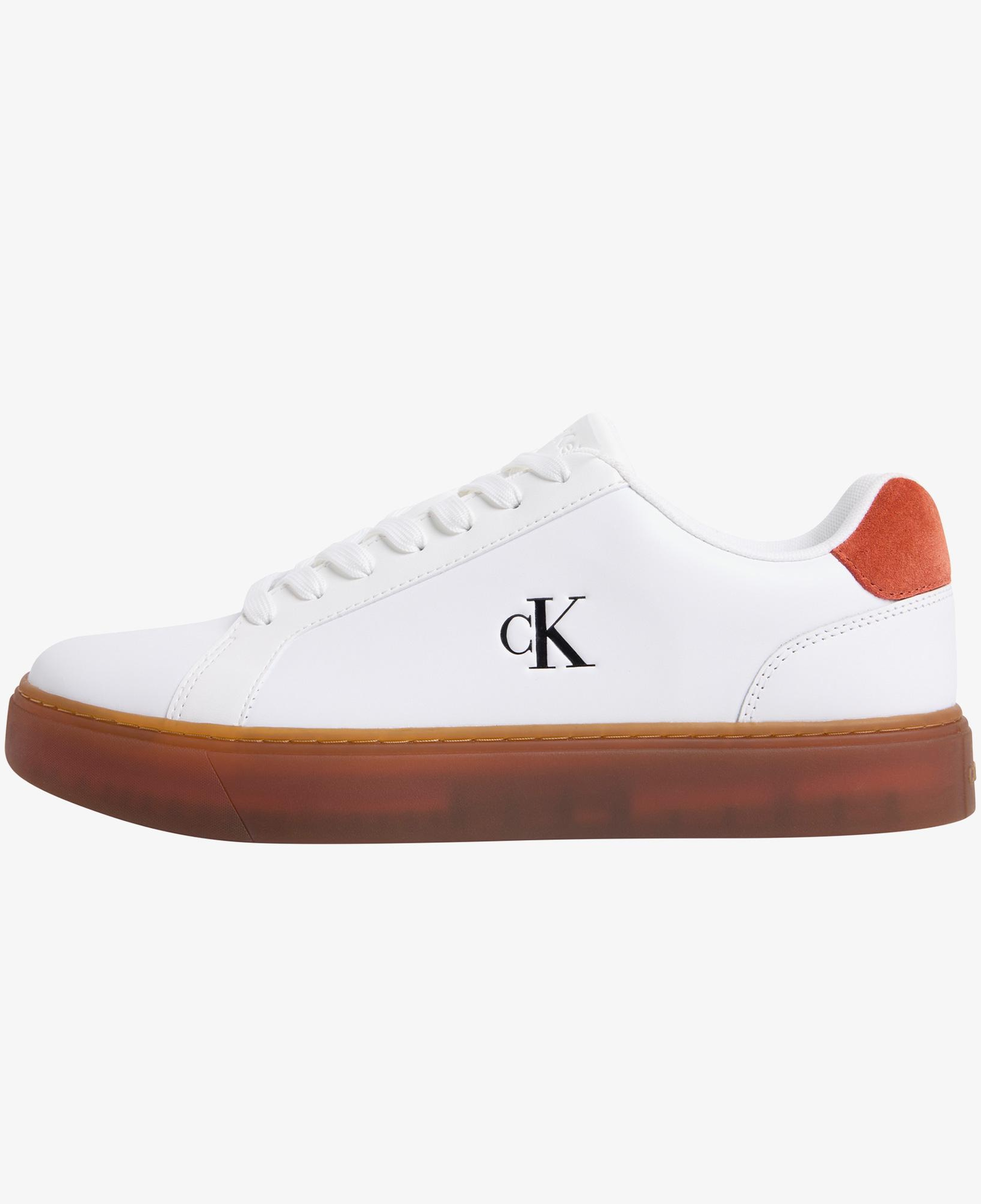 Calvin Klein Classic Cupsole Laceup Erkek Beyaz Sneaker