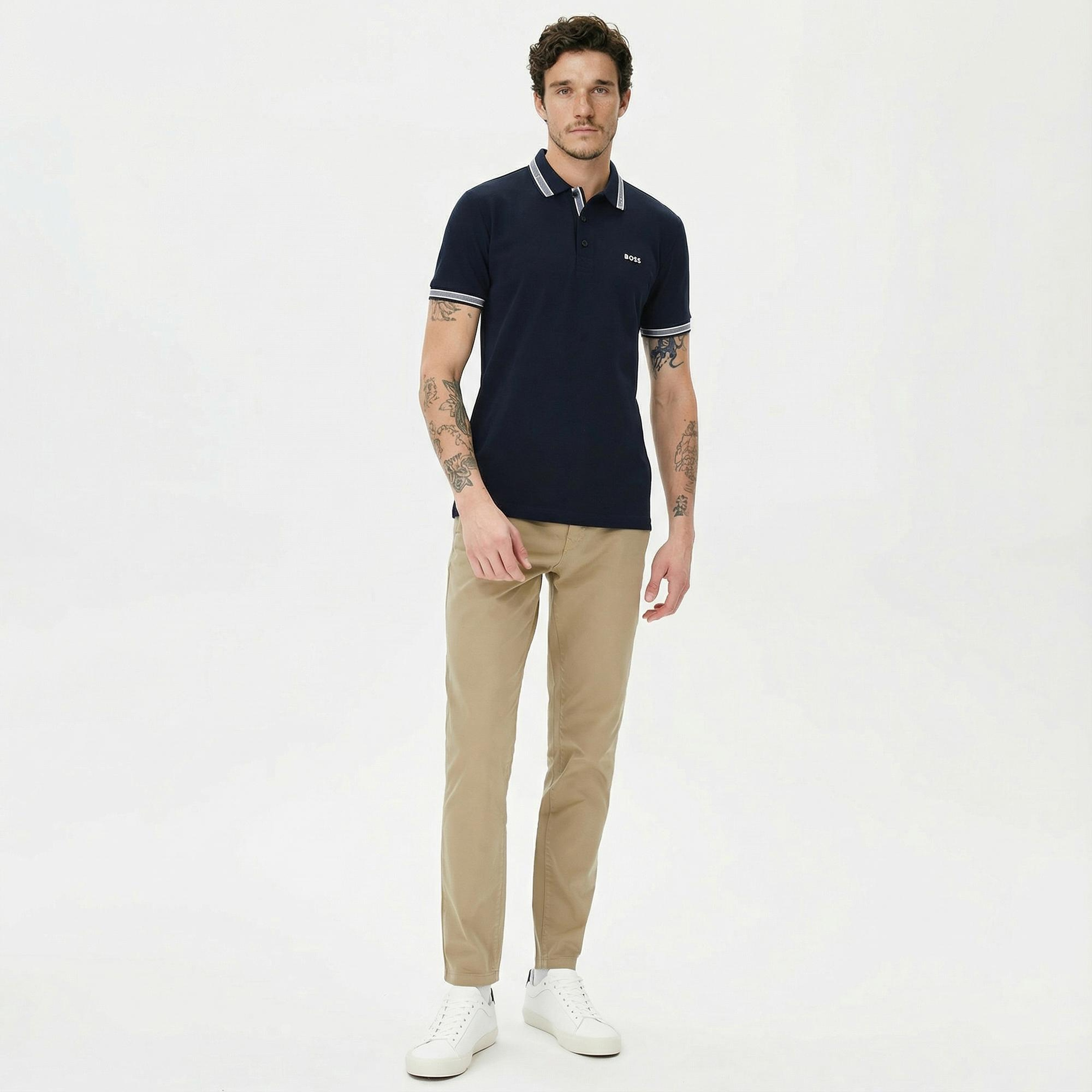 Boss Paddy Erkek Mavi Polo