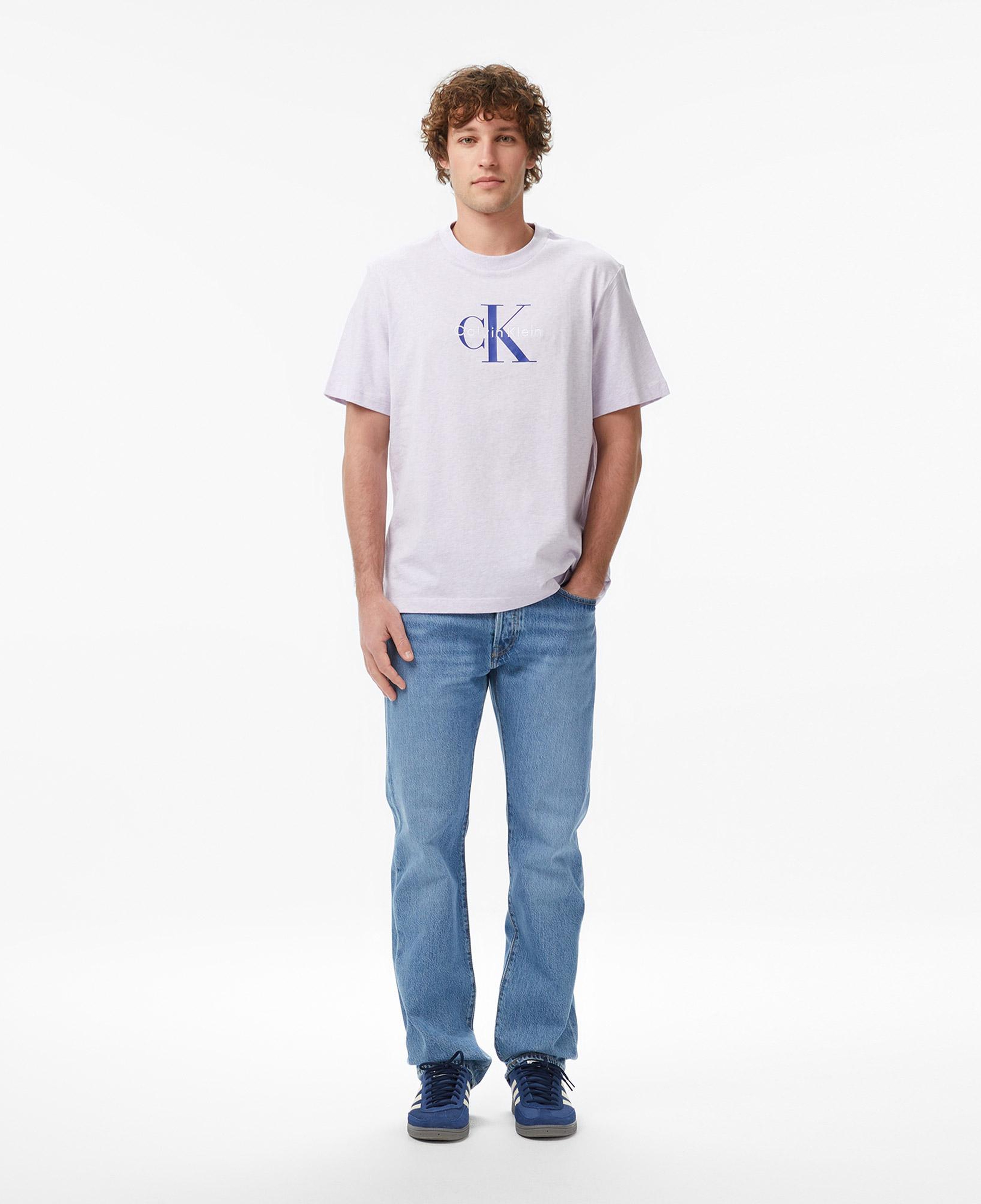 Calvin Klein Hero Monologo 20S Erkek Mor T-Shirt