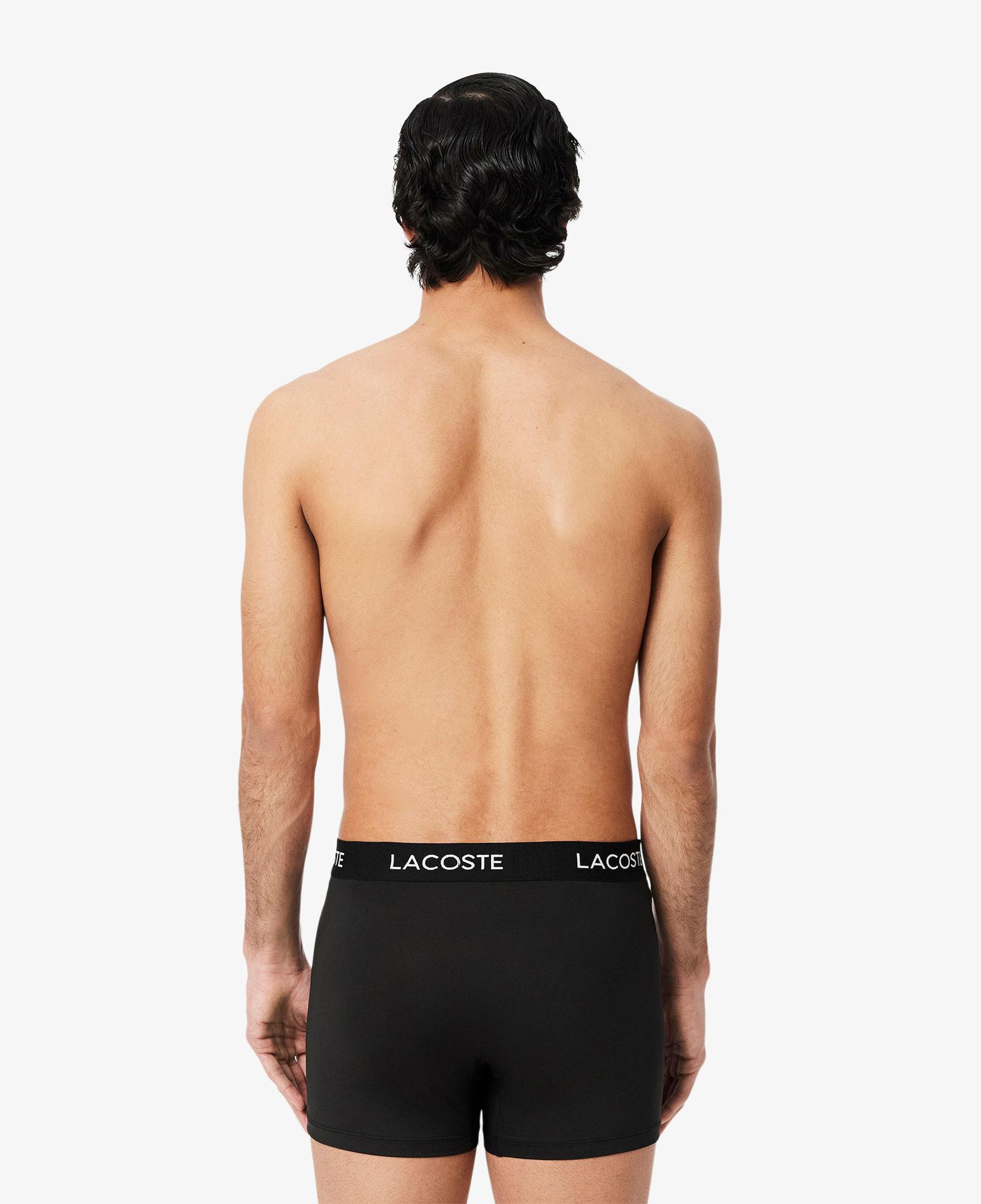 Lacoste Erkek 3'lü Siyah Boxer