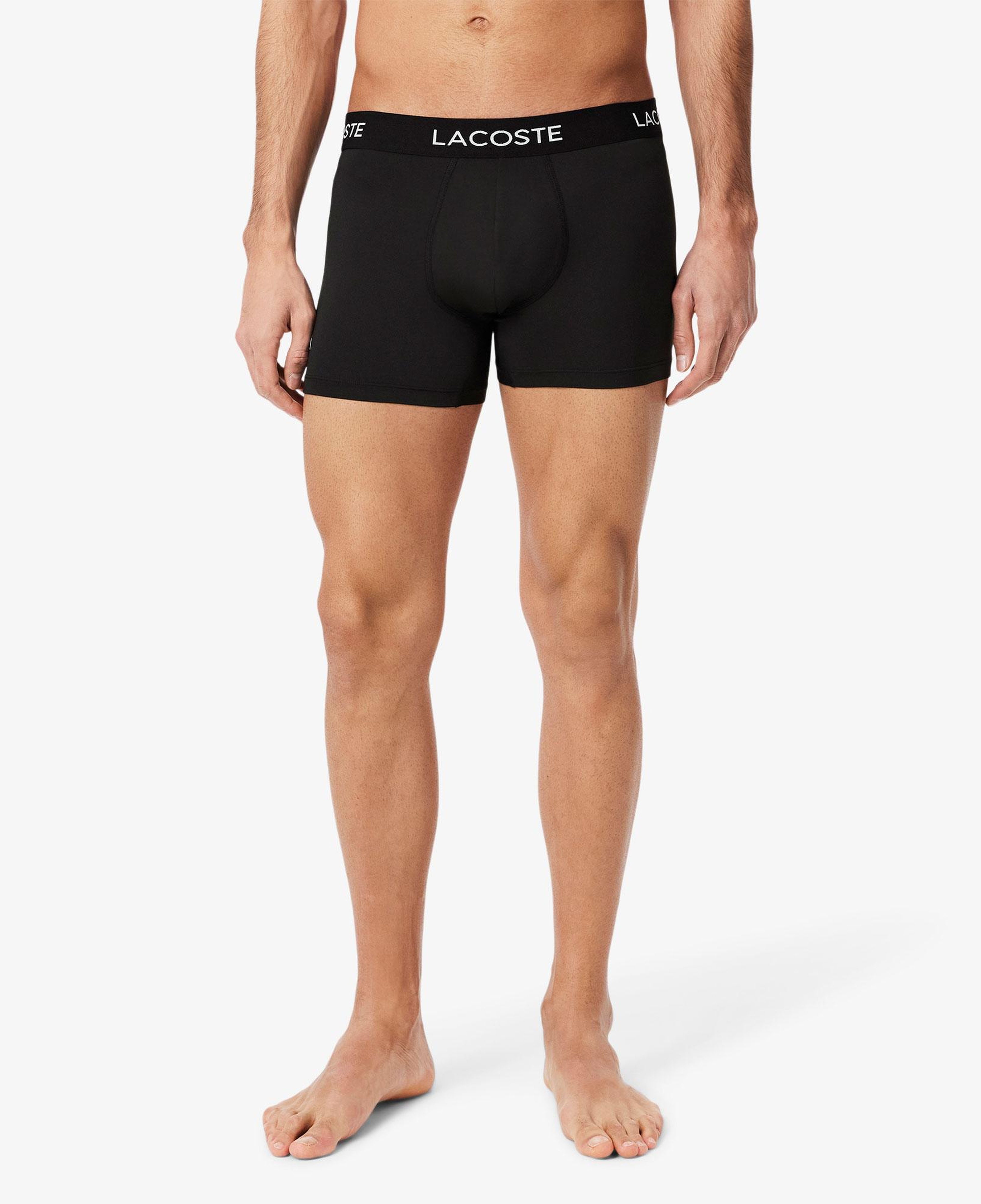 Lacoste Erkek 3'lü Siyah Boxer