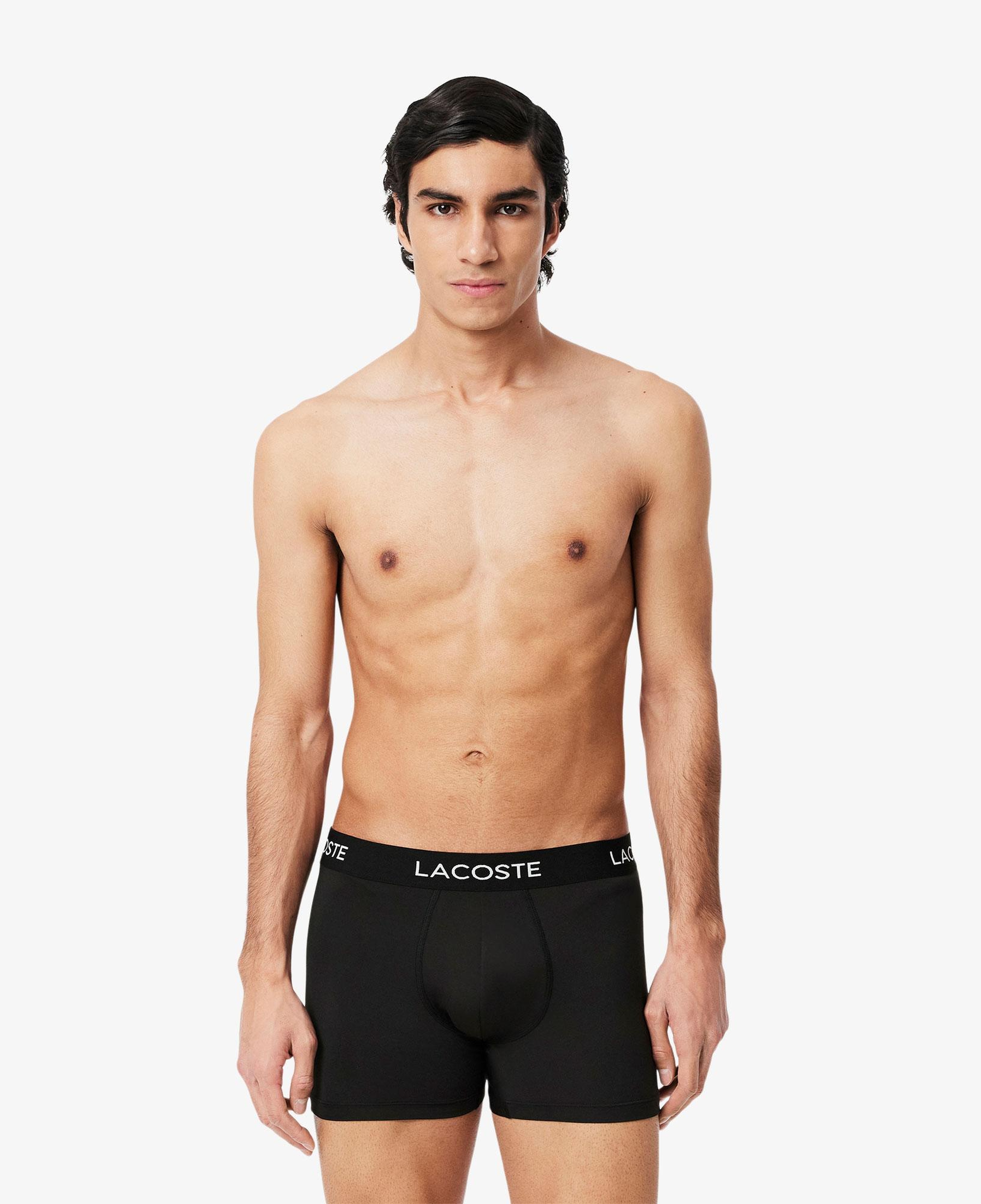 Lacoste Erkek 3'lü Siyah Boxer