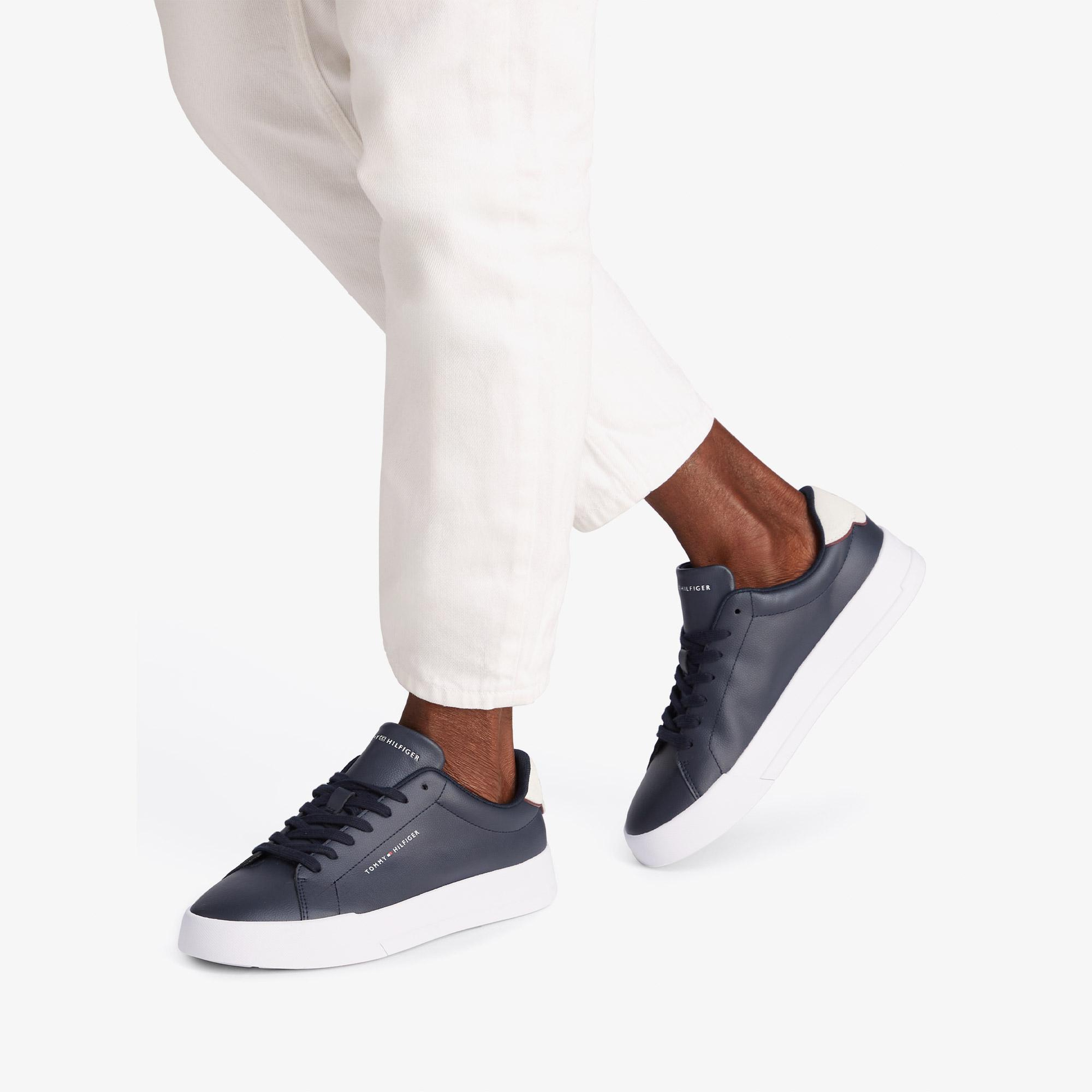 Tommy Hilfiger Court Erkek Lacivert Sneaker