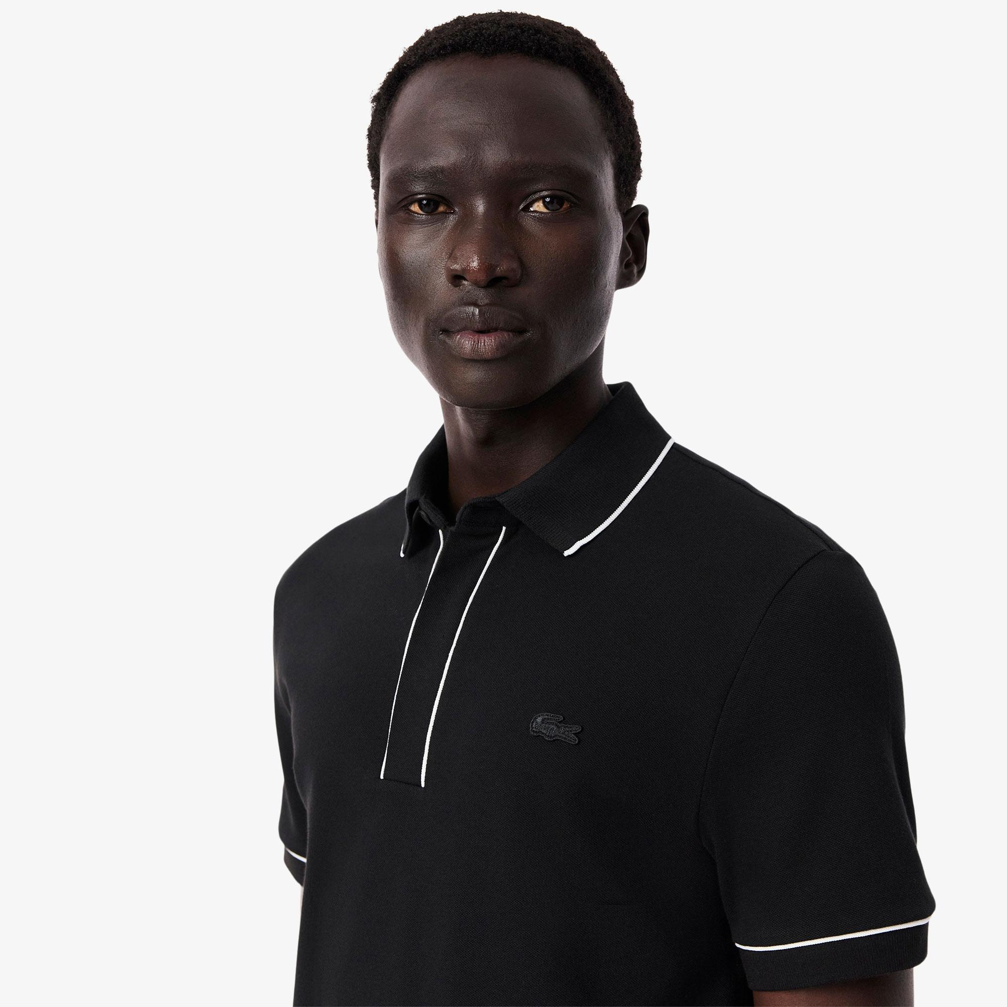 Lacoste Paris Erkek Regular Fit Siyah Polo