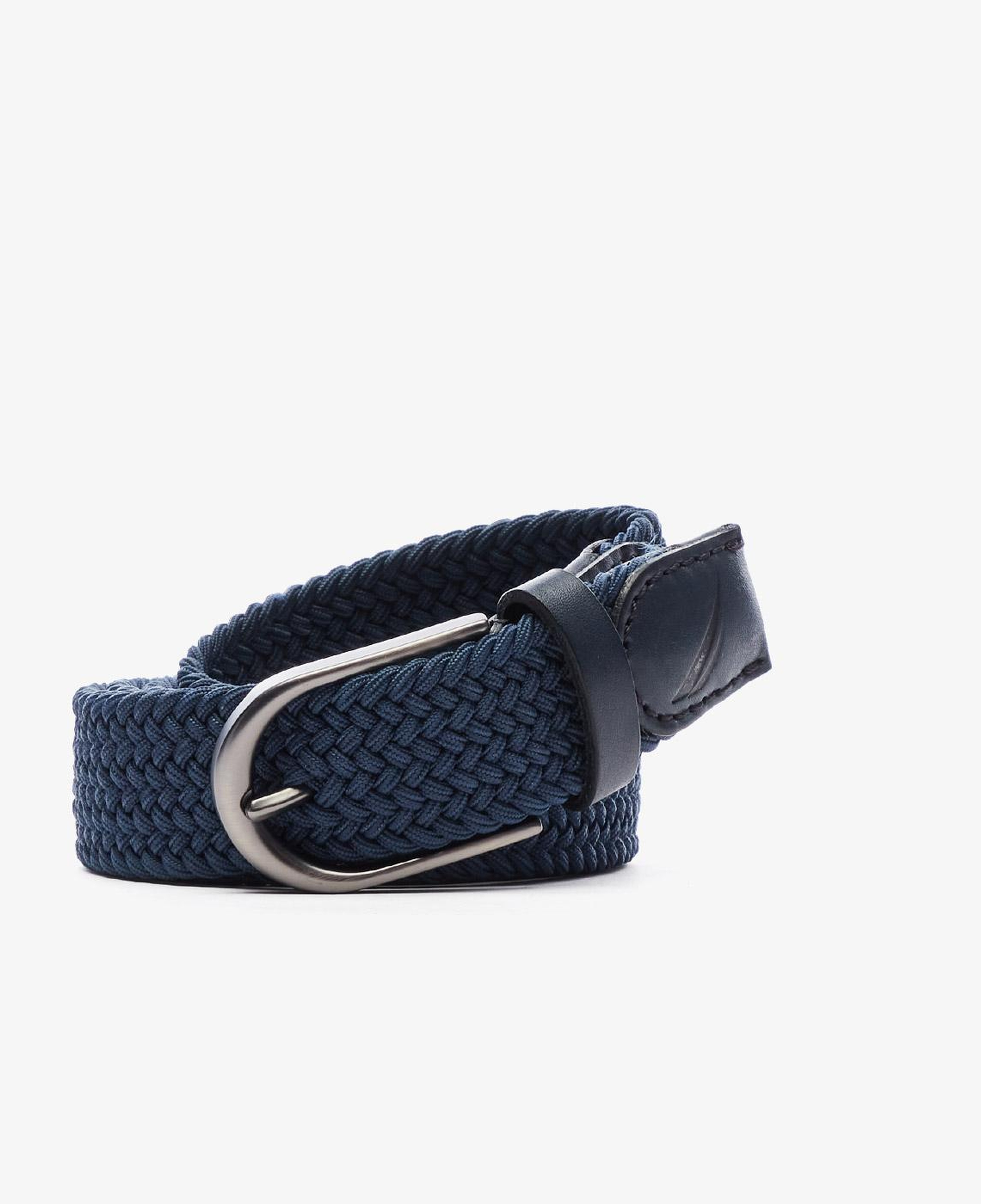 Nautica Erkek Lacivert Örgü Kemer