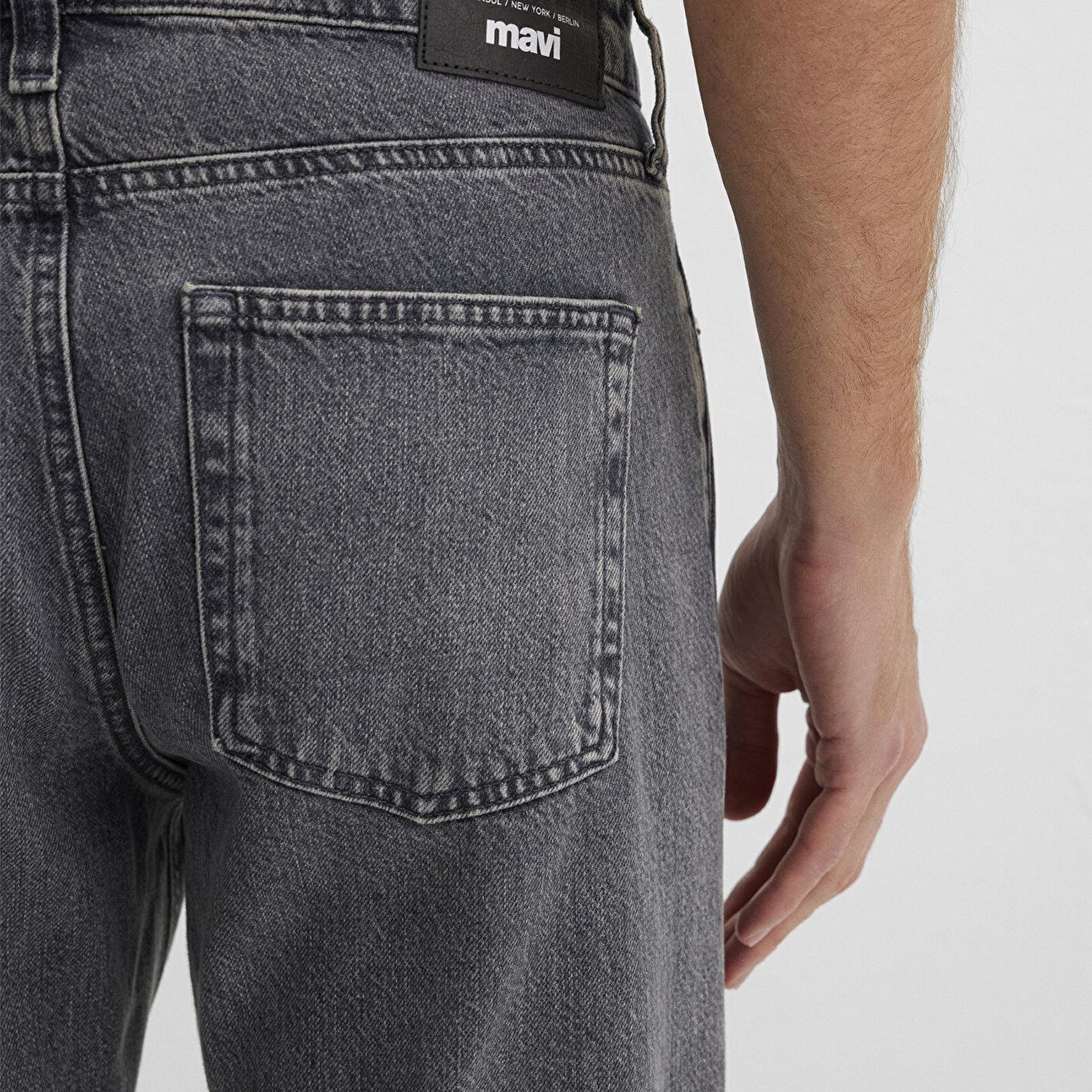 Mavi London Street Gri Denim Smoke Jean Pantolon 0010172-88530