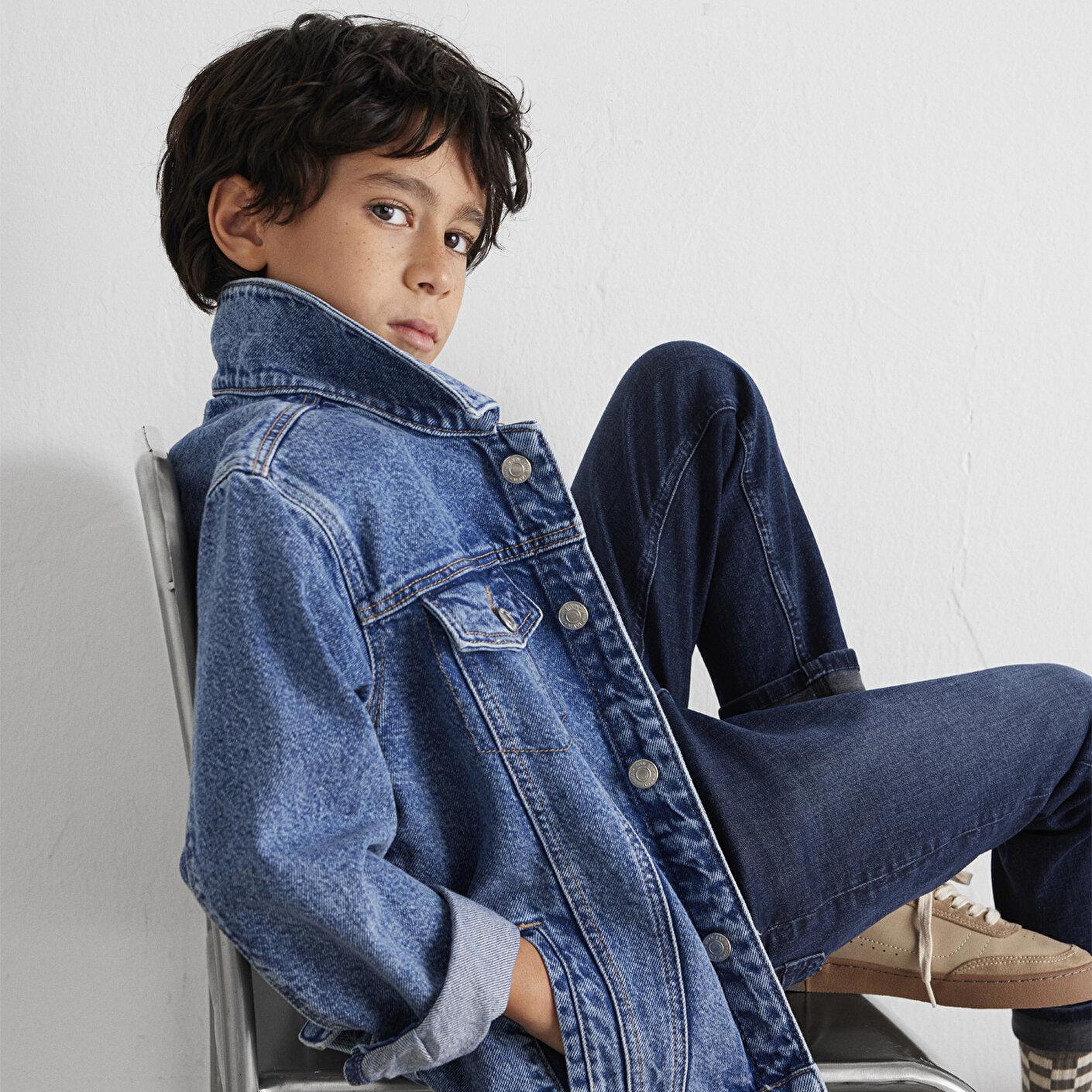 Mavi Kennie 90lar Koyu Mavi Jean Ceket 6110001-86708