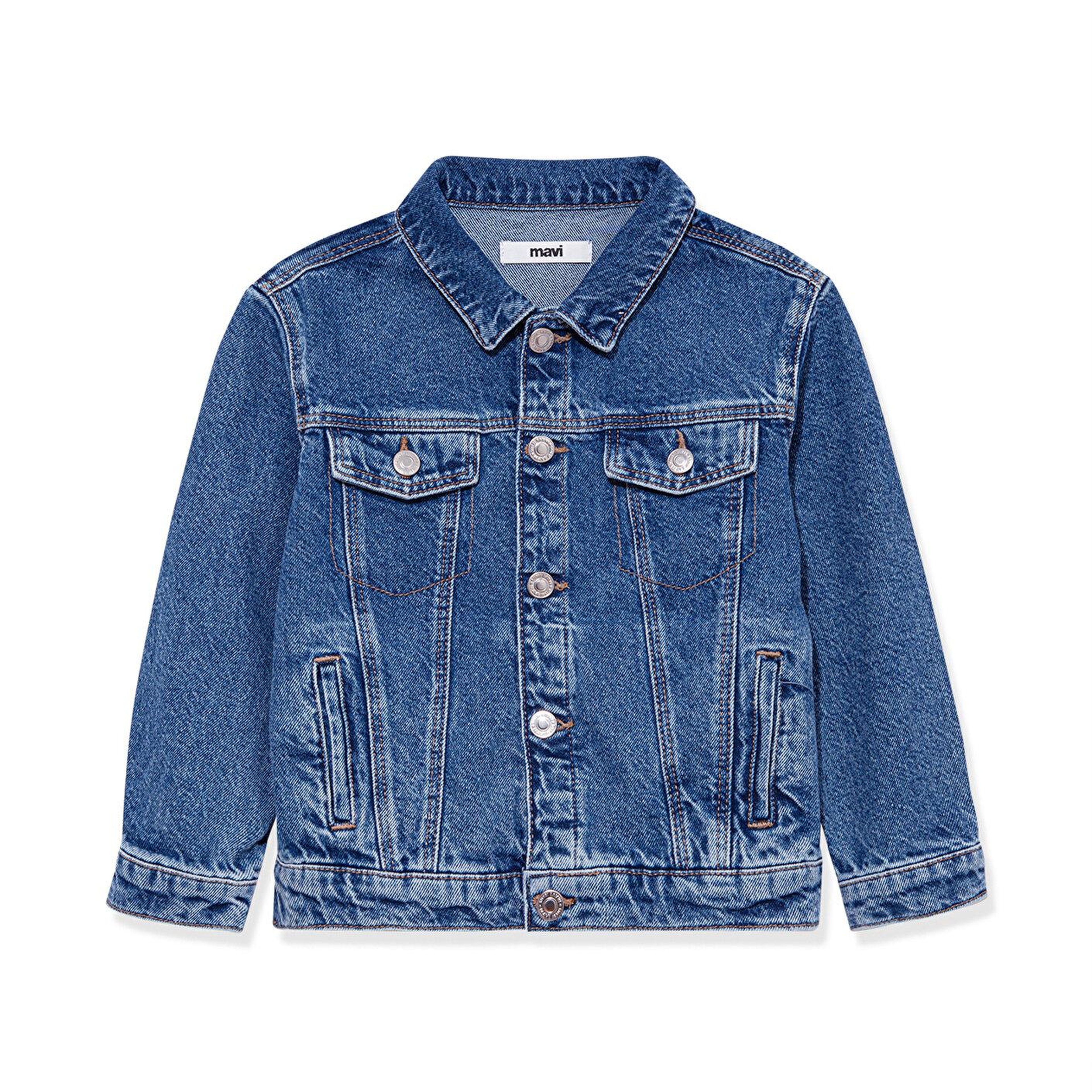 Mavi Kennie 90lar Koyu Mavi Jean Ceket 6110001-86708