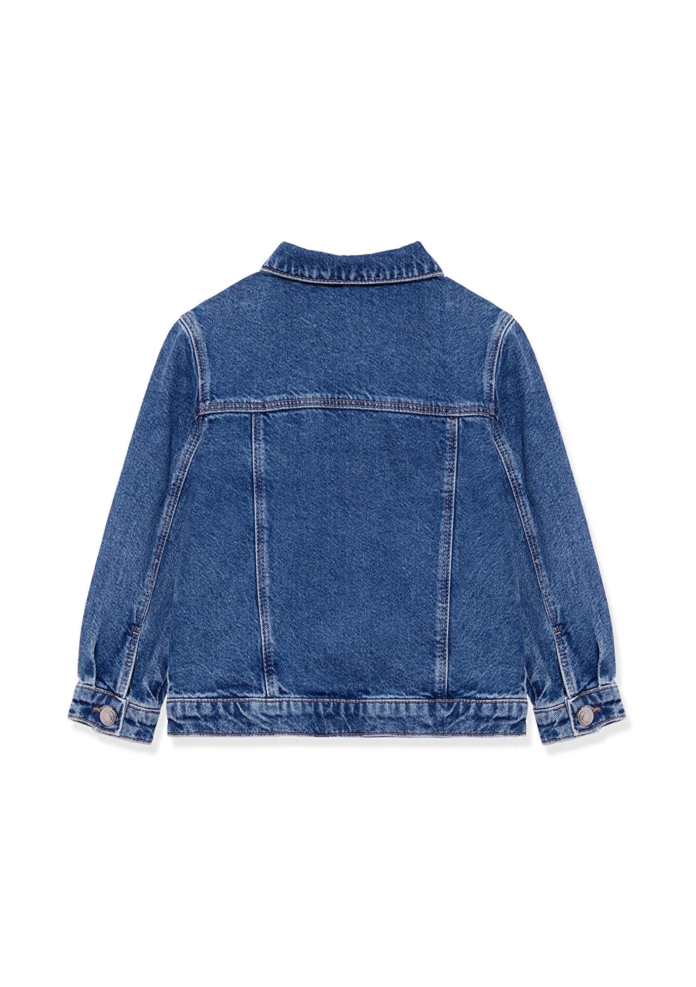 Mavi Kennie 90lar Koyu Mavi Jean Ceket 6110001-86708