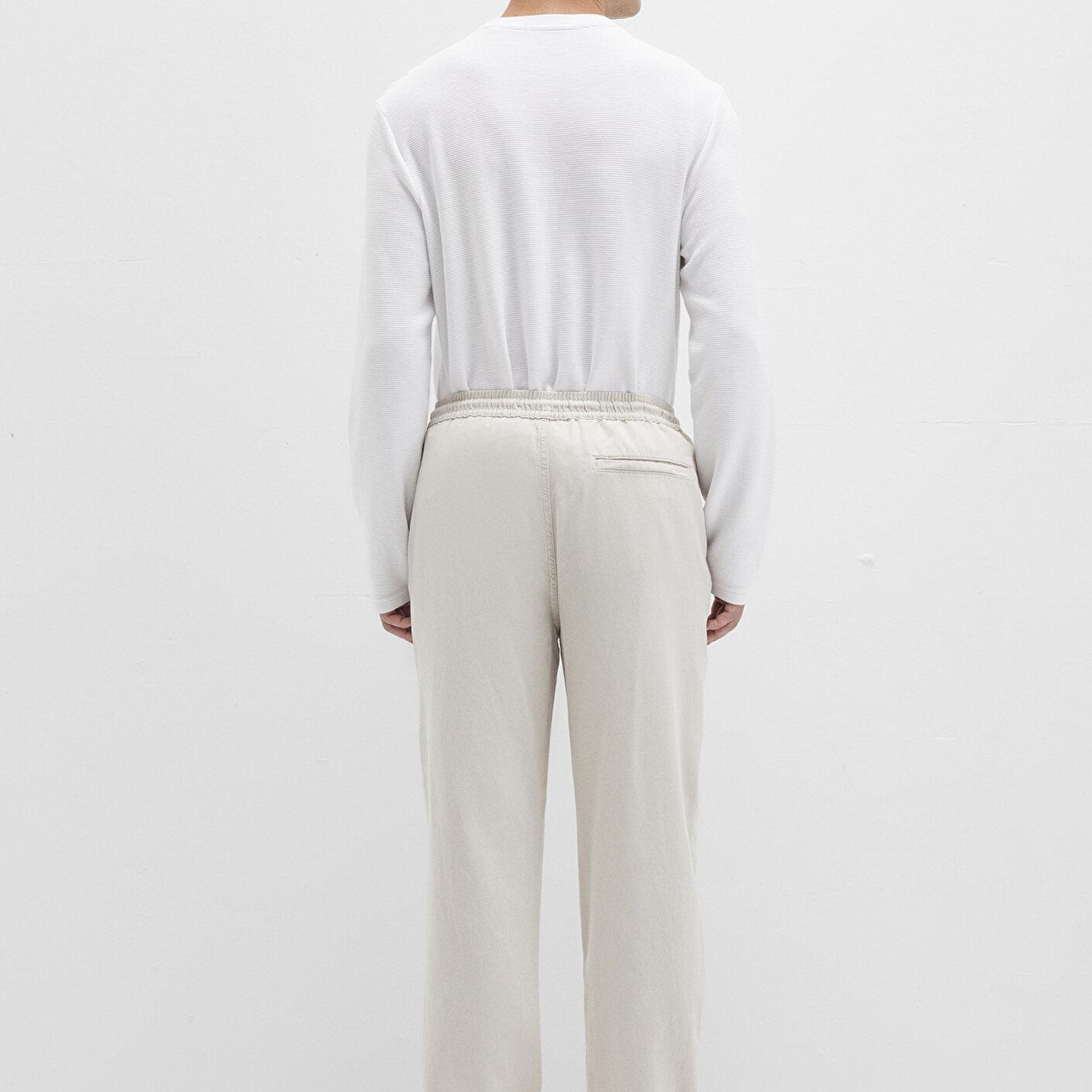 Mavi Ekru (TENCEL™) Liyosel Karışımlı Jogger Pantolon 0010168-70144