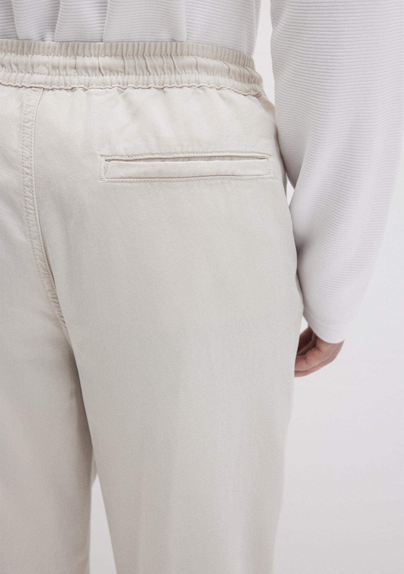 Mavi Ekru (TENCEL™) Liyosel Karışımlı Jogger Pantolon 0010168-70144