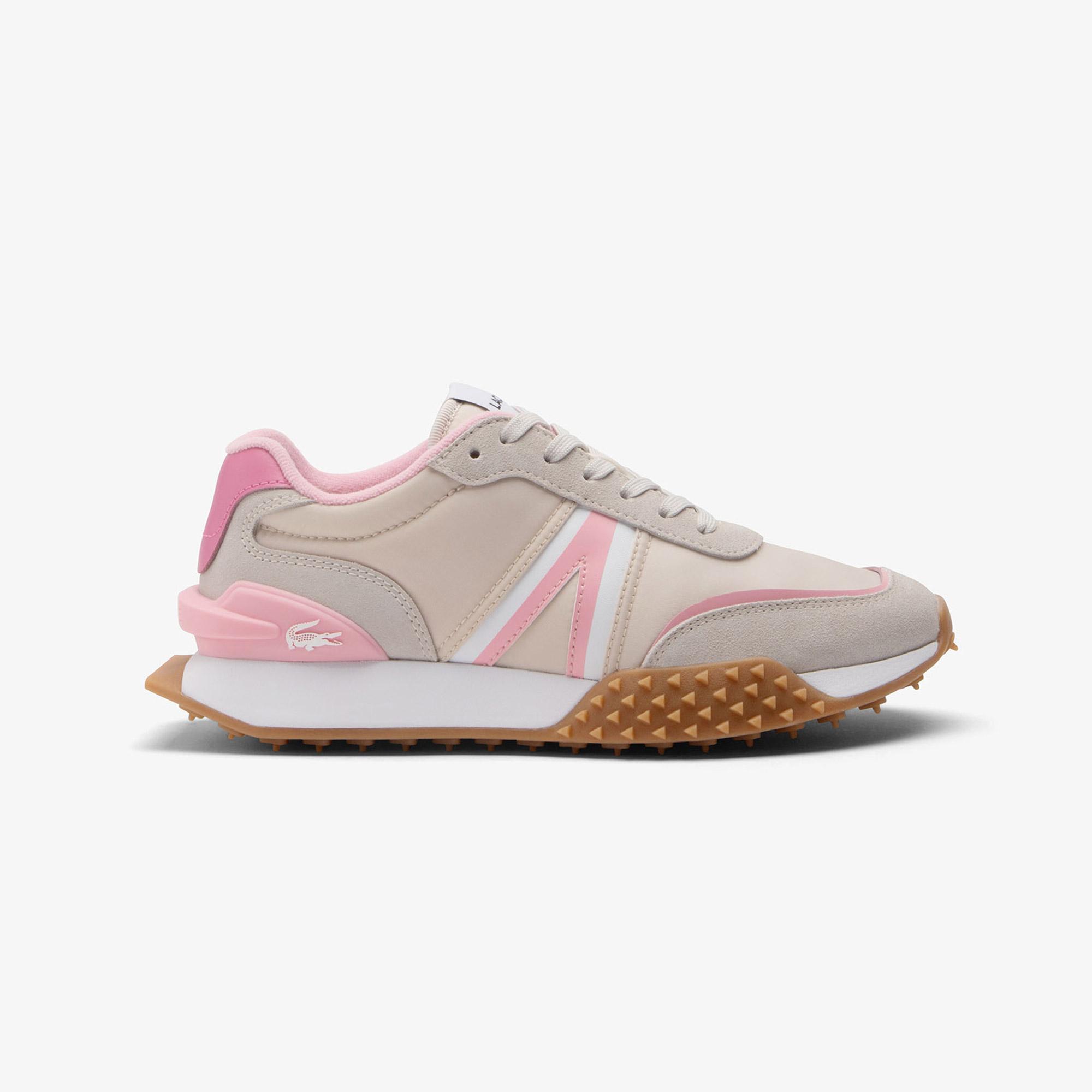 Lacoste L-Spin Deluxe Kadın Bej Sneaker