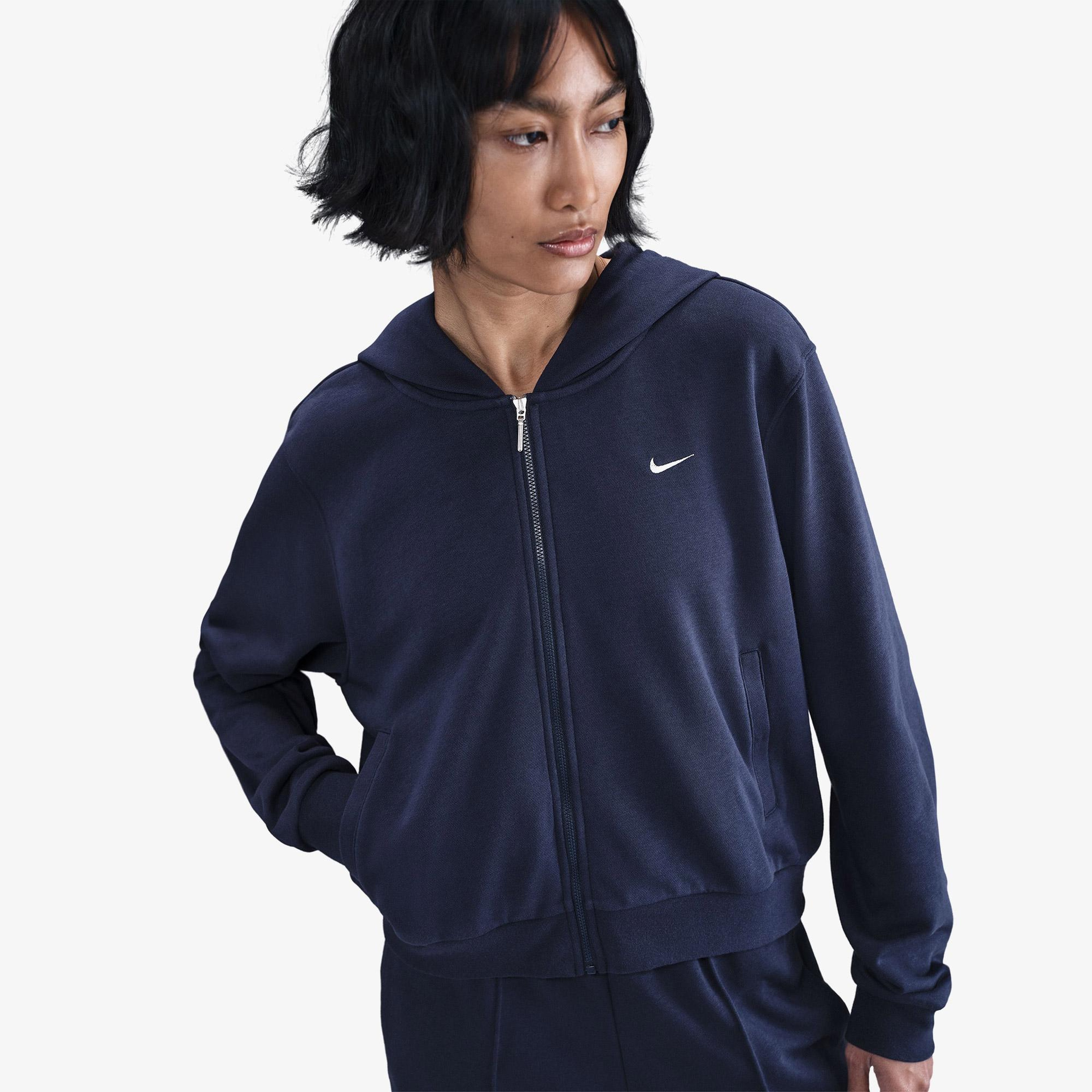 Nike Sportswear Chill Terry Kadın Lacivert Eşofman Üstü