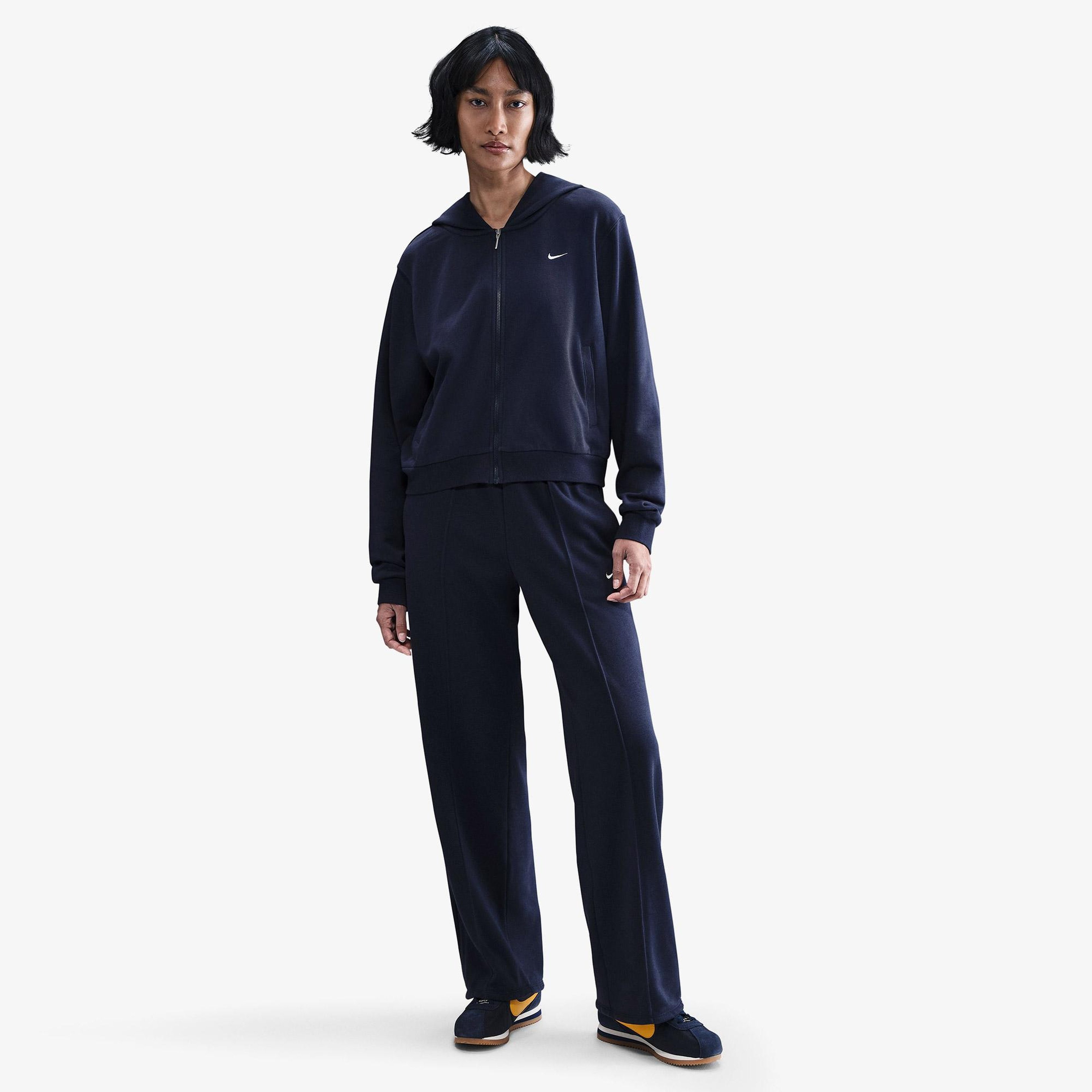 Nike Sportswear Chill Terry Kadın Lacivert Eşofman Üstü