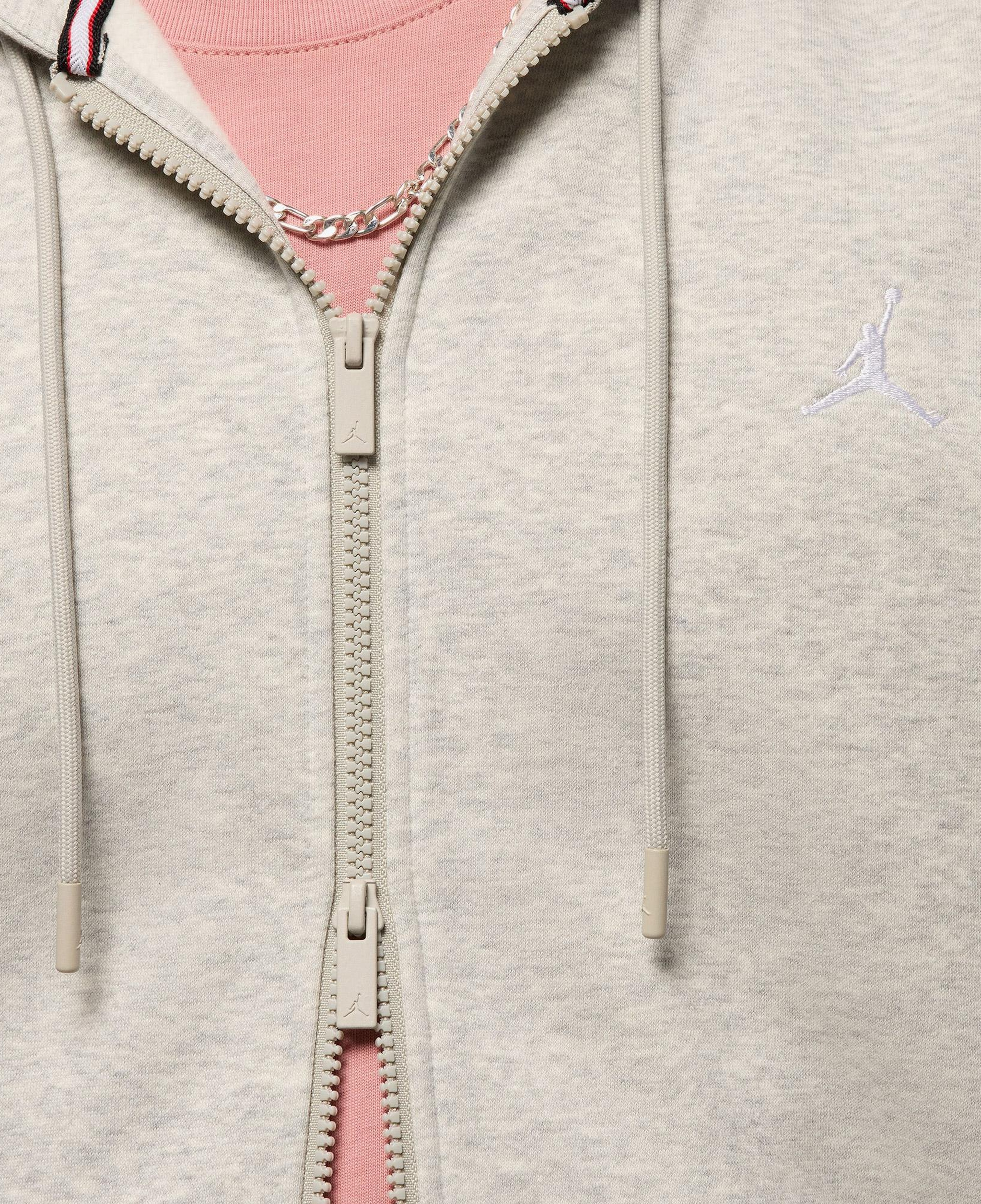 Jordan Brooklyn Fleece Erkek Gri Hoodie