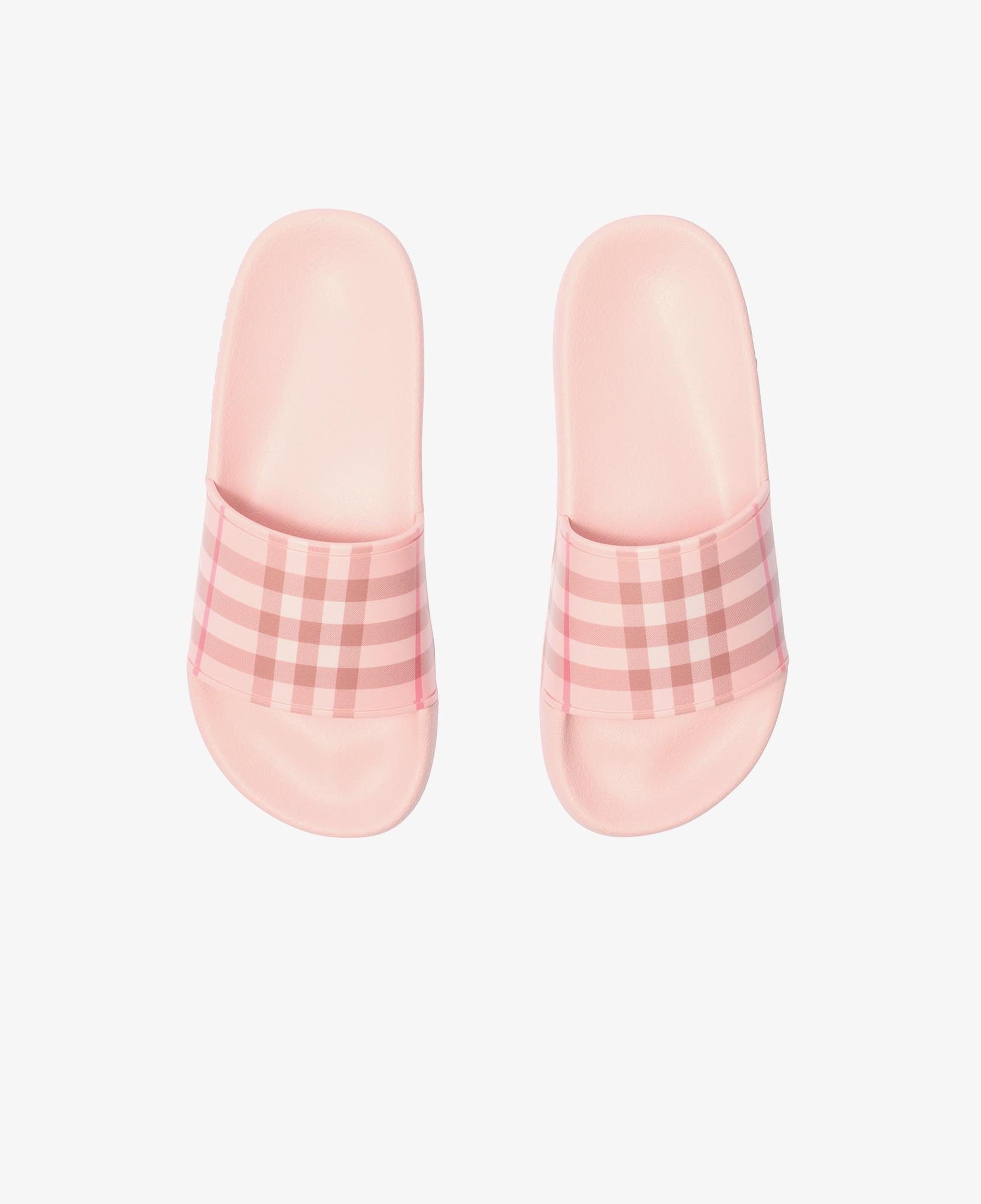 Burberry Check Çocuk Pembe Terlik