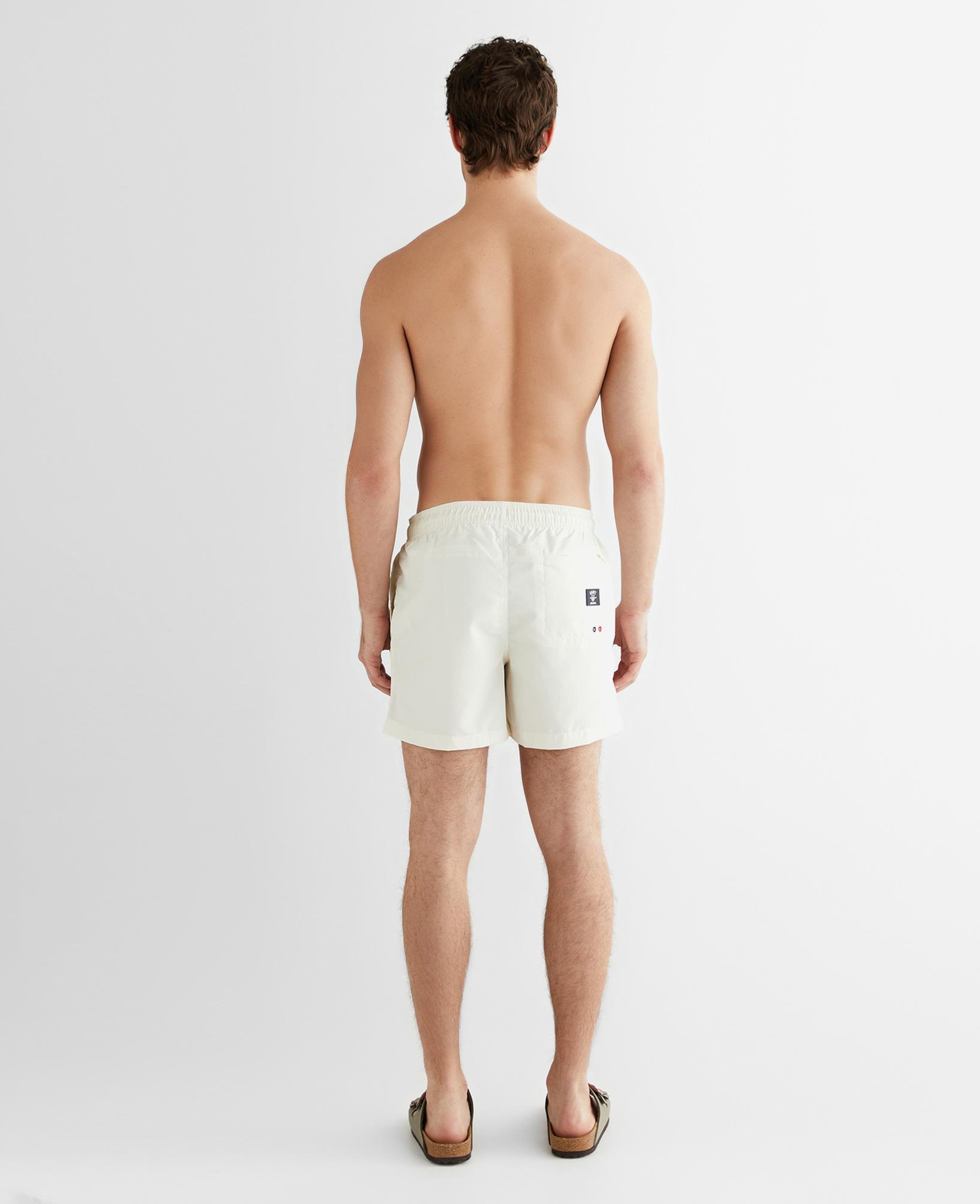 GANT Erkek Krem Regular Fit Logolu Mayo Şort