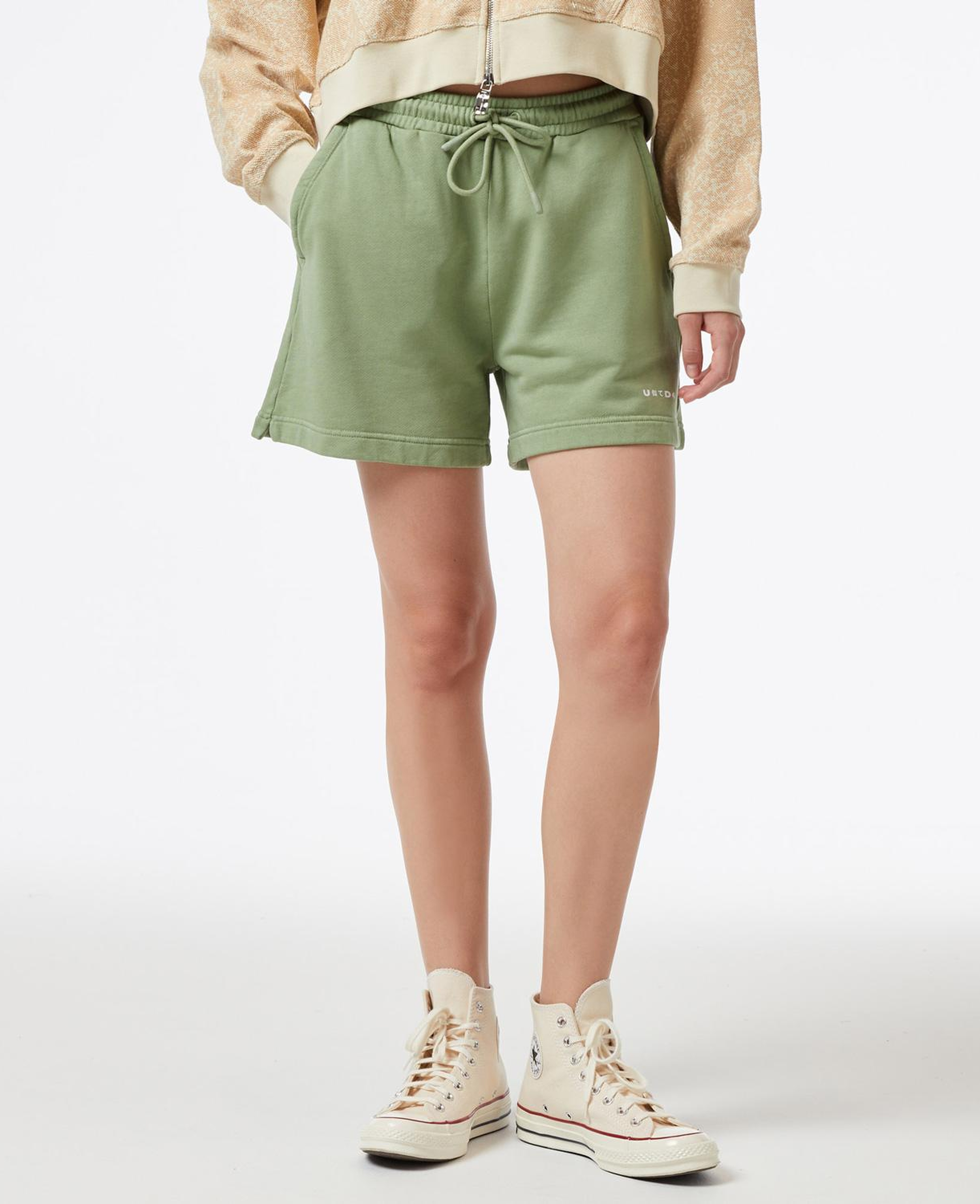 UNITED4 Kadın Haki Şort