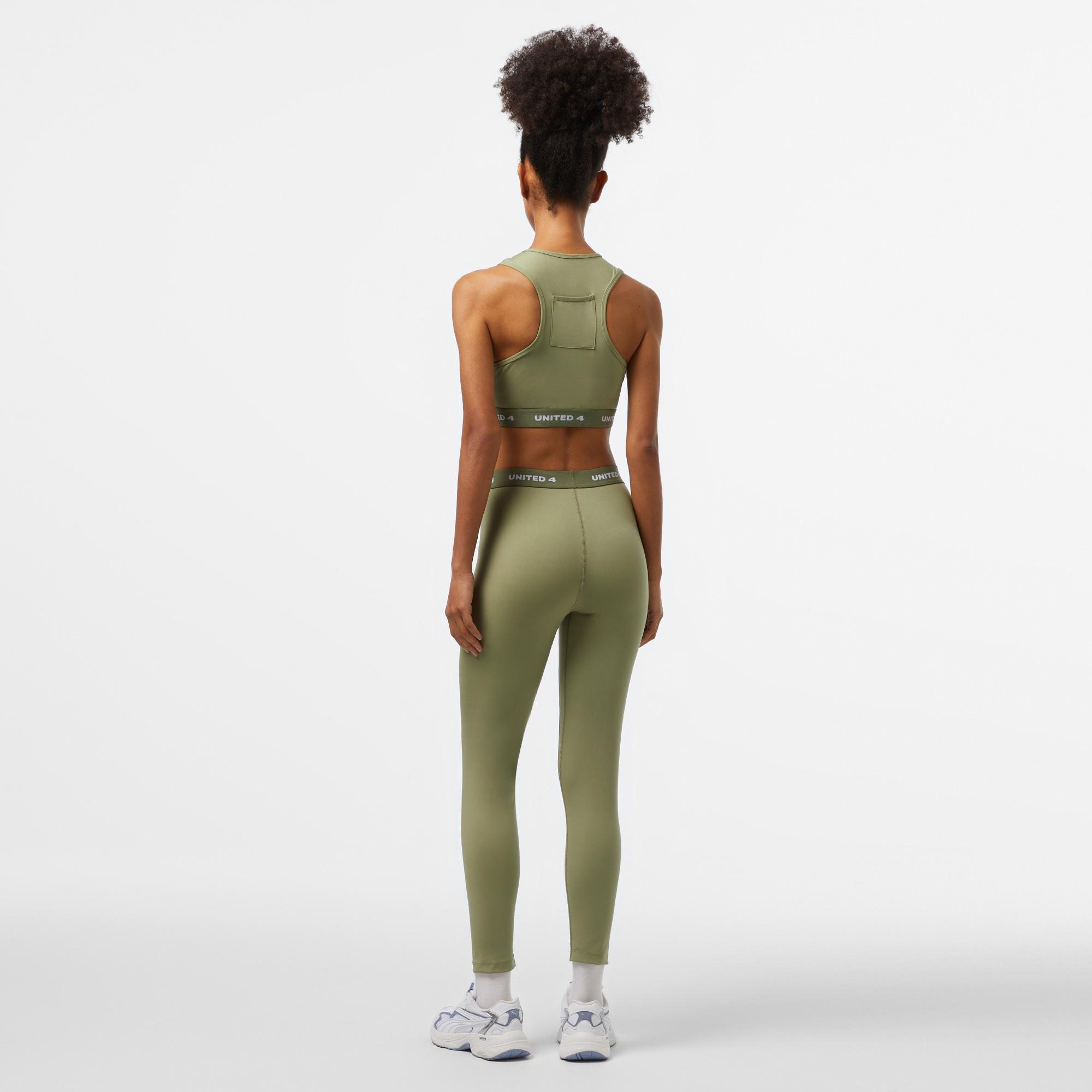 UNITED4 Kadın Haki Antrenman Taytı