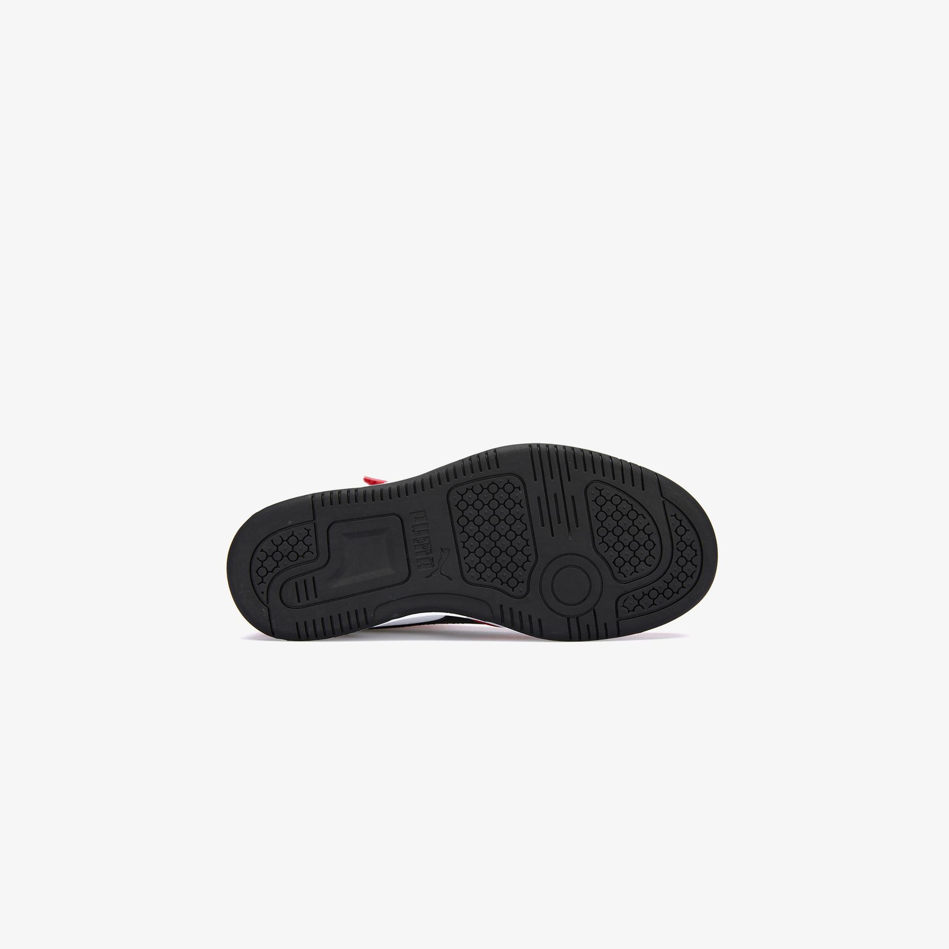 Puma Rebound V6 Mid Çocuk Kırmızı Bilekli Spor Ayakkabı