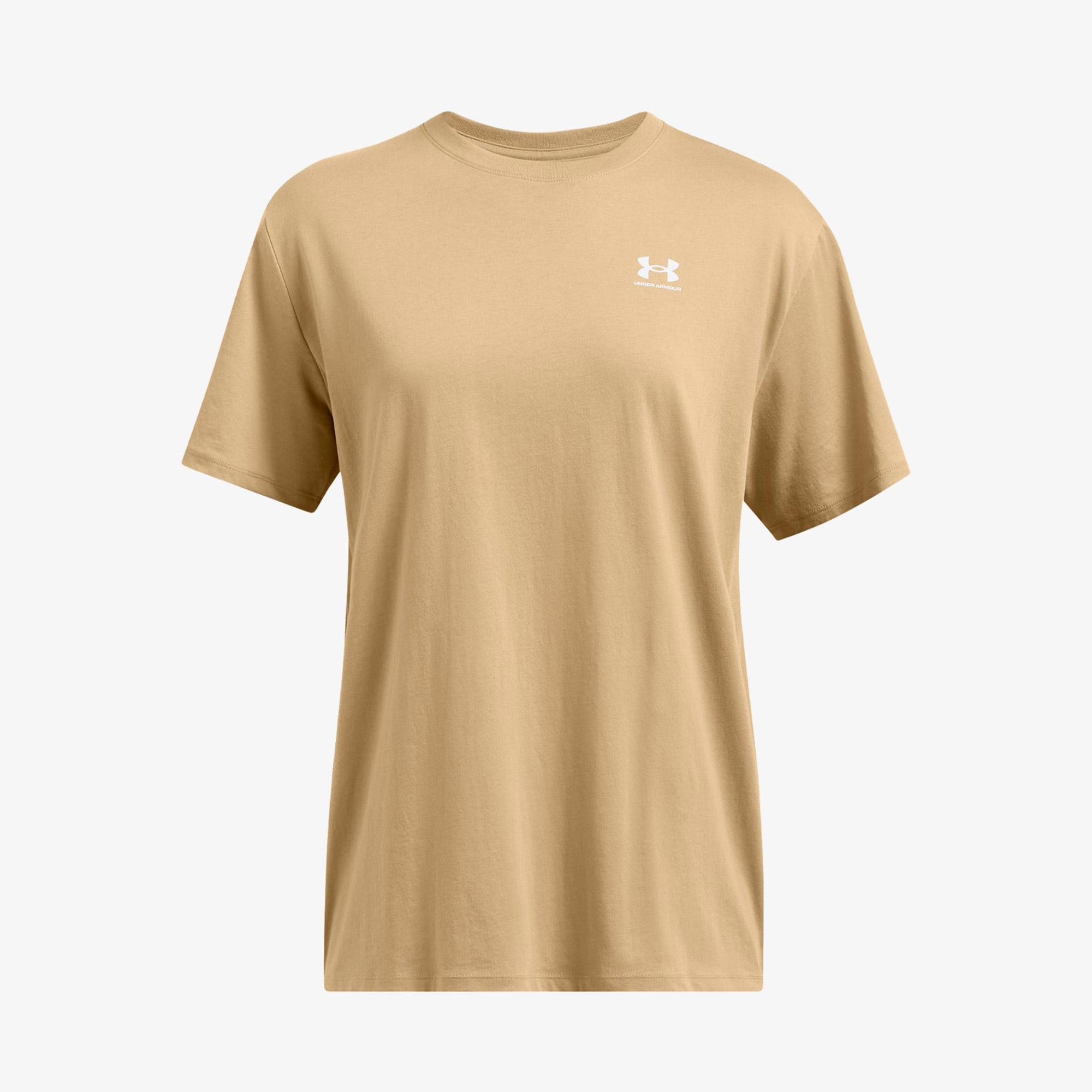 Under Armour Bfos Logo Kadın Kahverengi Günlük T-Shirt