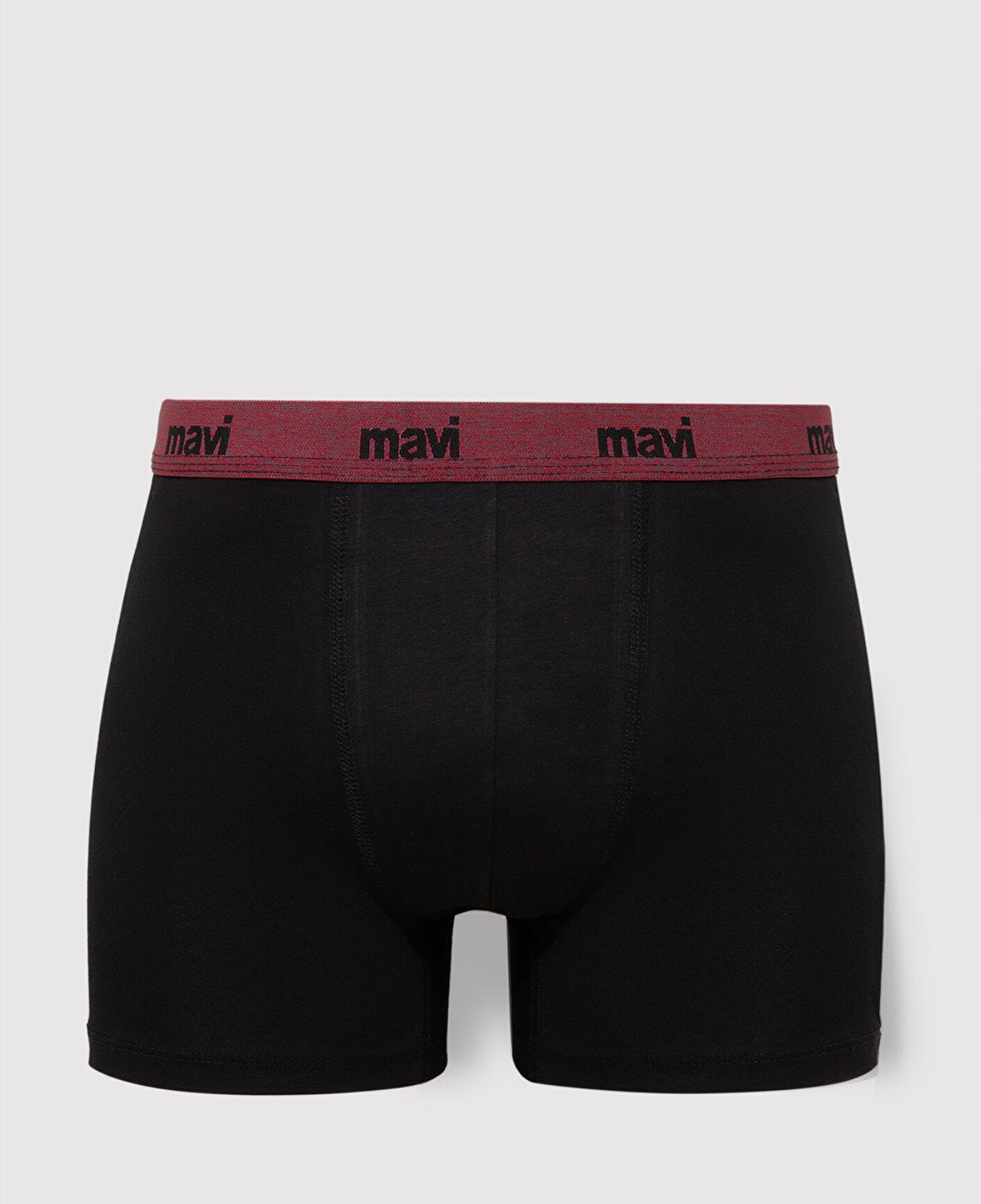 Mavi 3lü Siyah Basic Boxer 0911408-85585