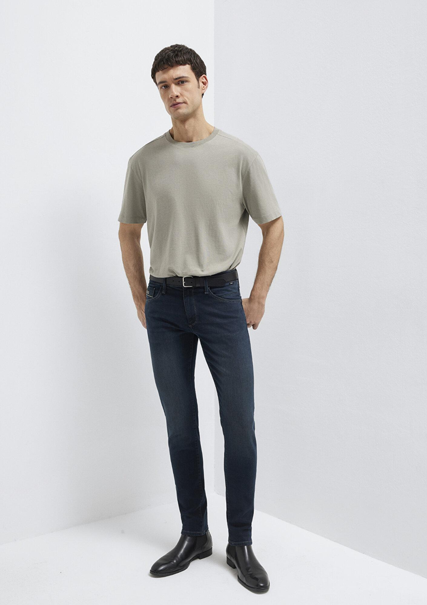 Mavi James Mavi Black Puslu Mürekkep Mavi Jean Pantolon 0042426976