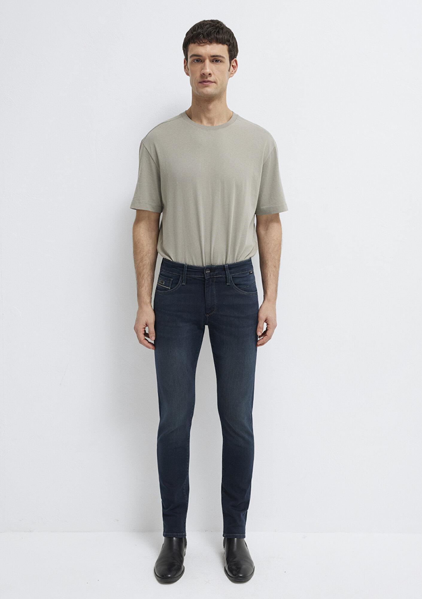 Mavi James Mavi Black Puslu Mürekkep Mavi Jean Pantolon 0042426976