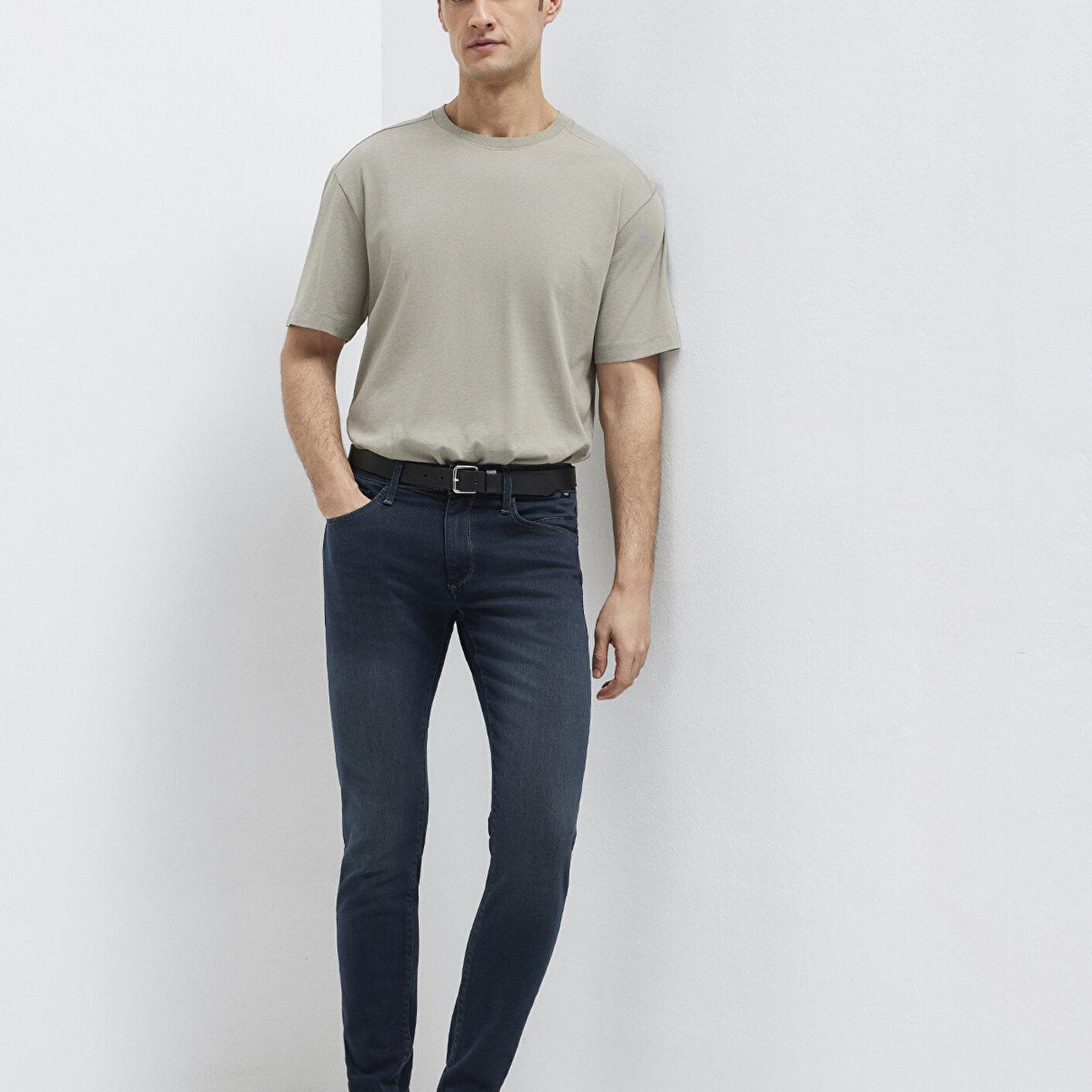 Mavi James Mavi Black Puslu Mürekkep Mavi Jean Pantolon 0042426976