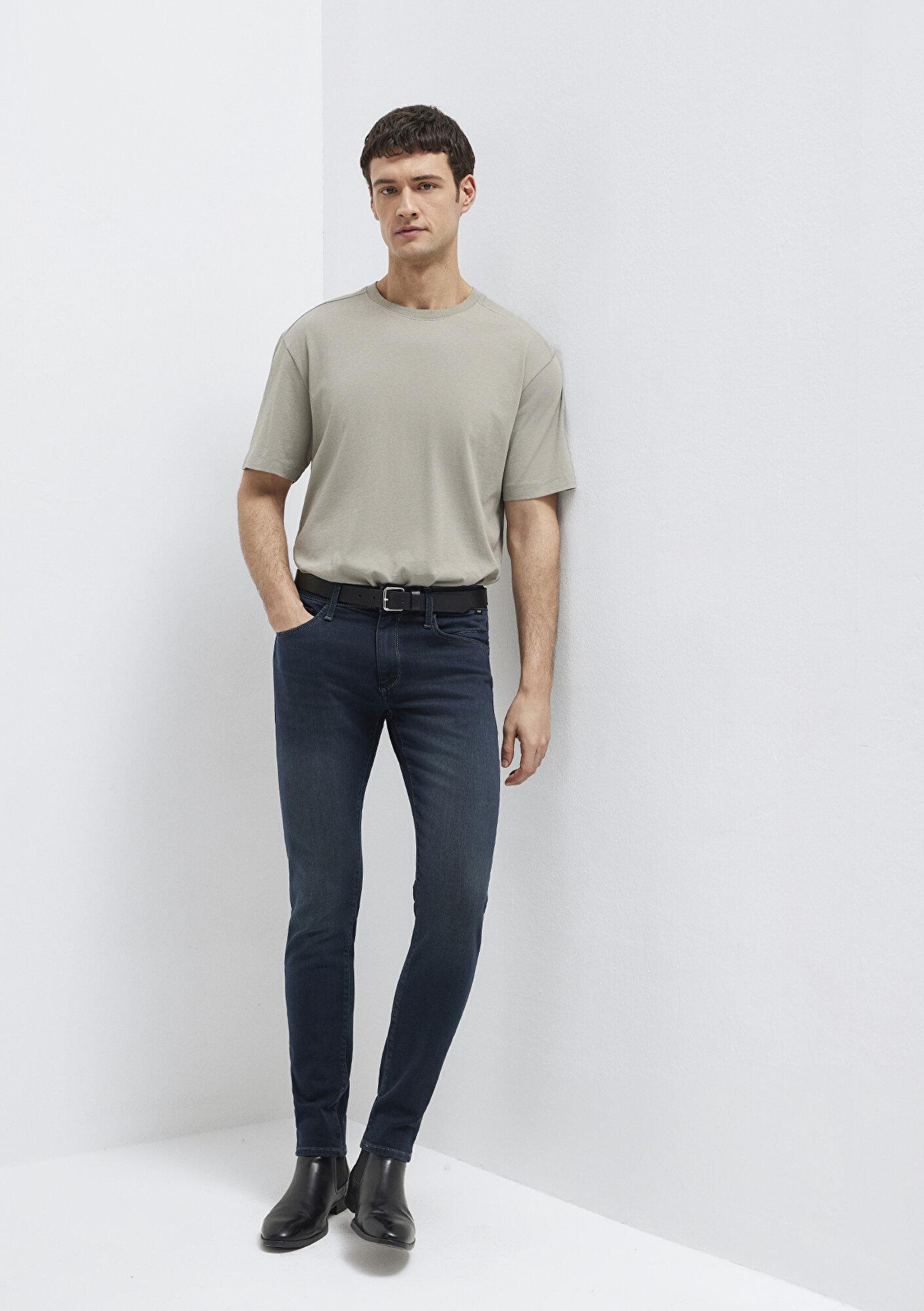 Mavi James Mavi Black Puslu Mürekkep Mavi Jean Pantolon 0042426976