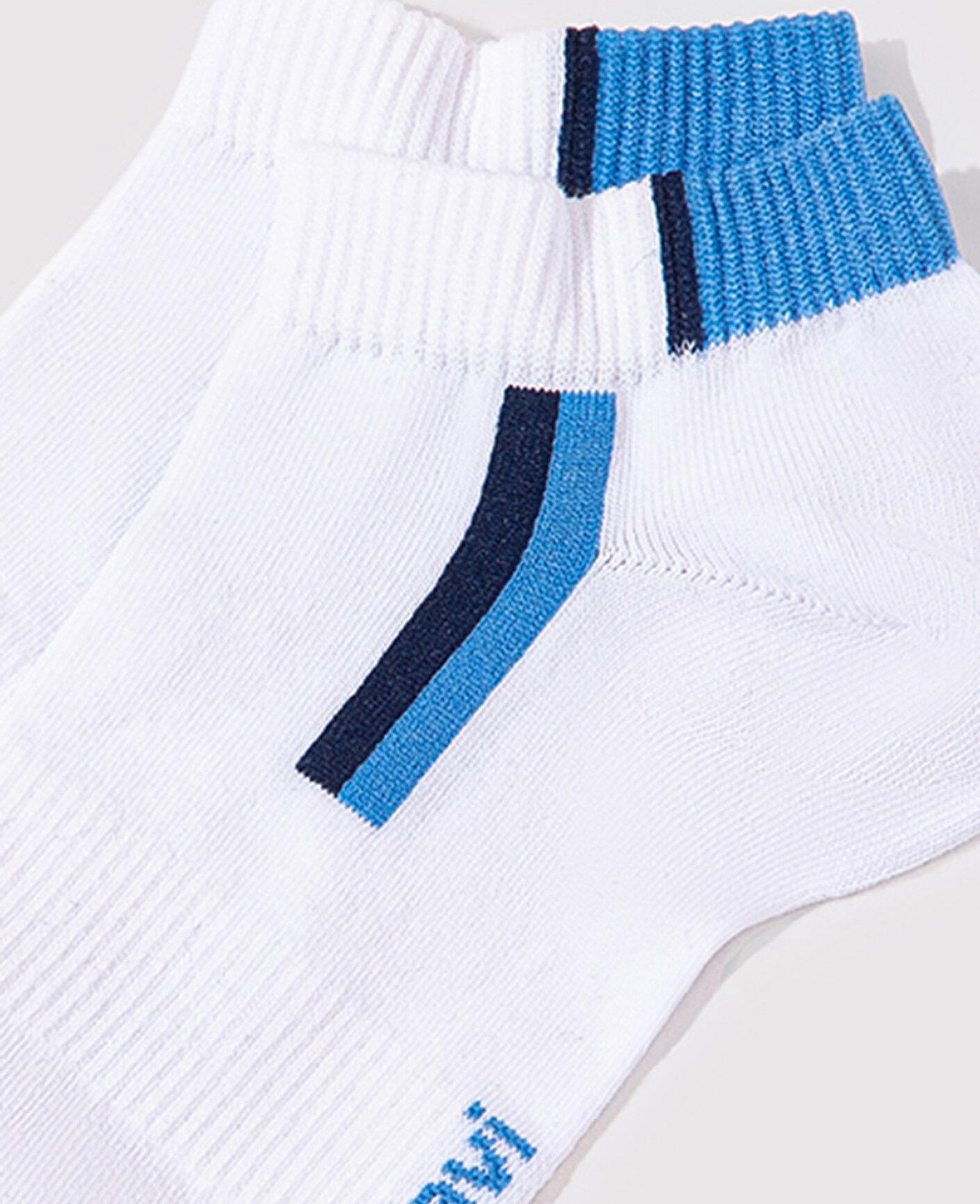 Mavi Beyaz Patik Çorap 0910519-620