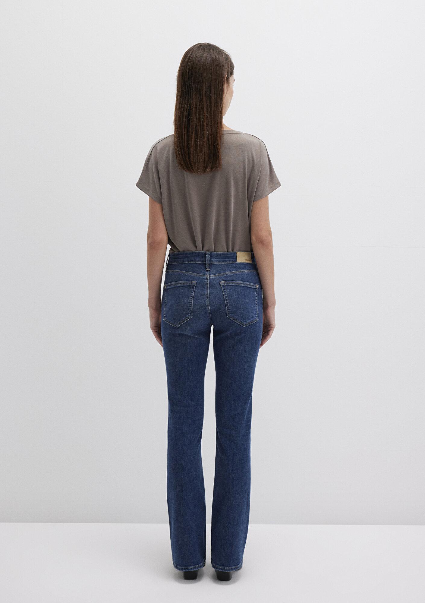 Mavi Molly Everyday Vintage Koyu Mavi Jean Pantolon 1013683047