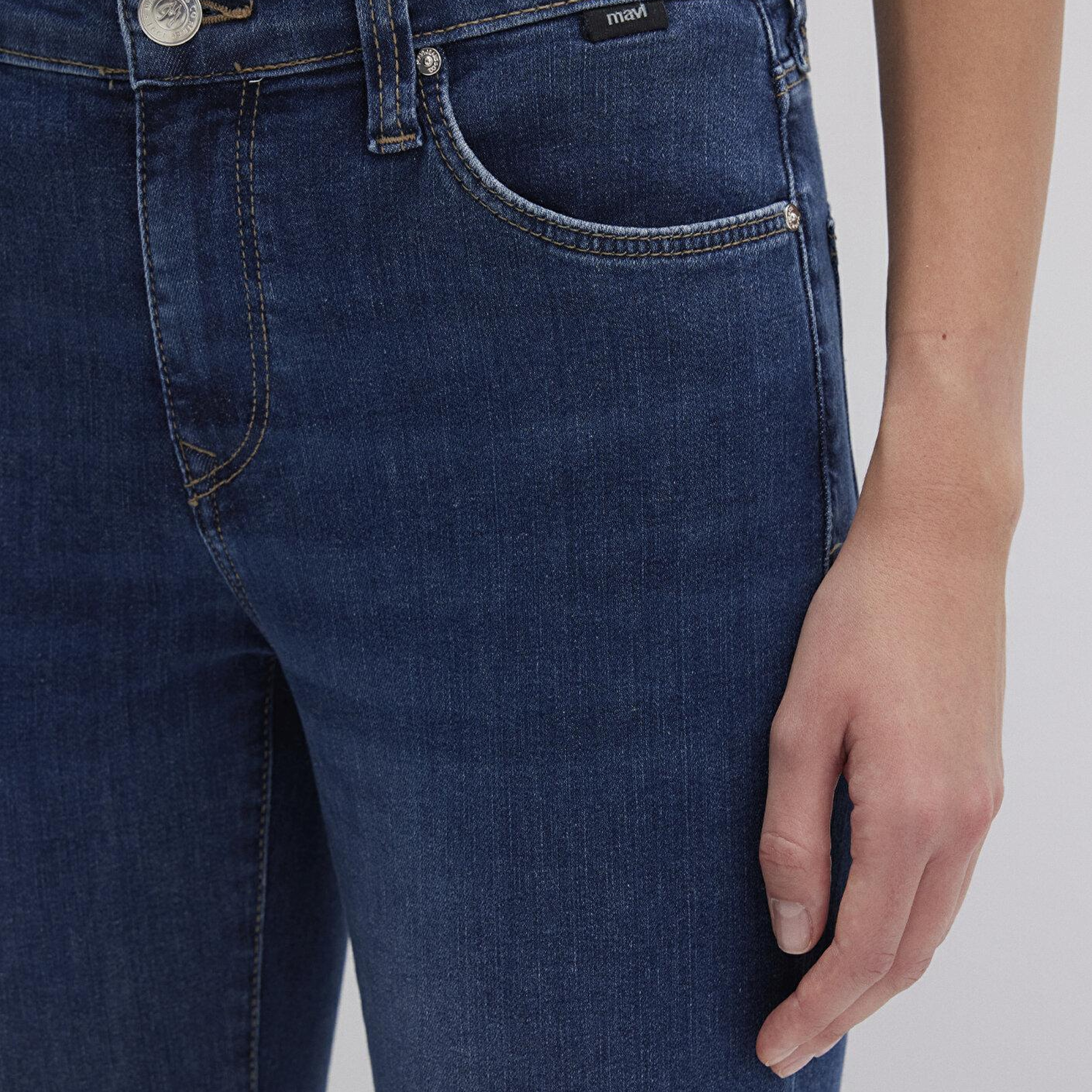 Mavi Molly Everyday Vintage Koyu Mavi Jean Pantolon 1013683047
