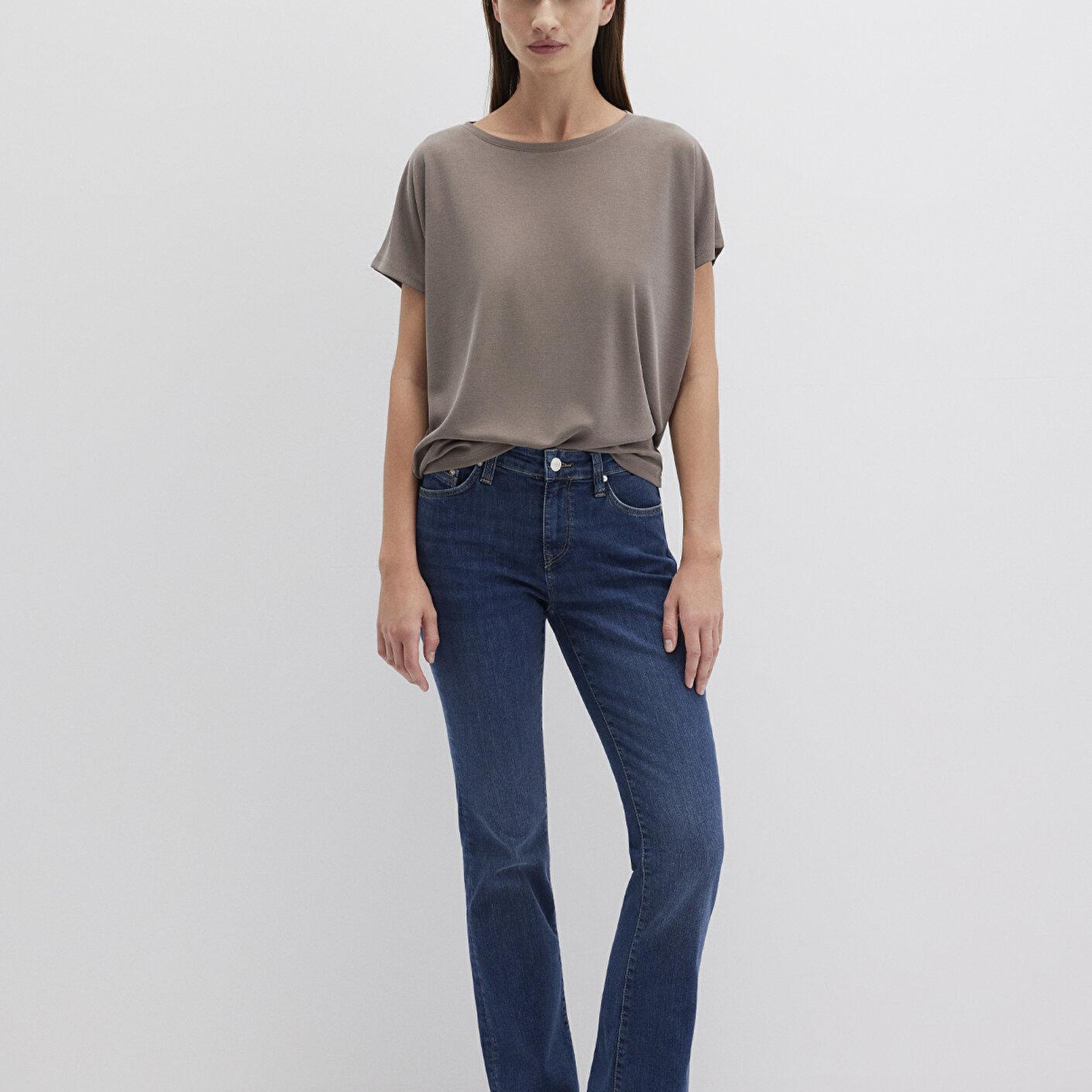 Mavi Molly Everyday Vintage Koyu Mavi Jean Pantolon 1013683047